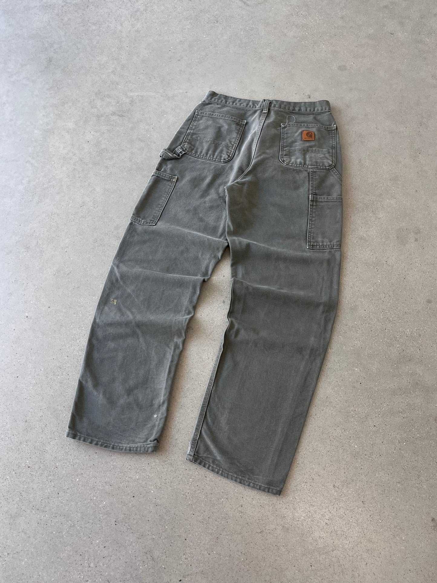 Vintage Carhartt Olive Carpenter Pants - 29x32