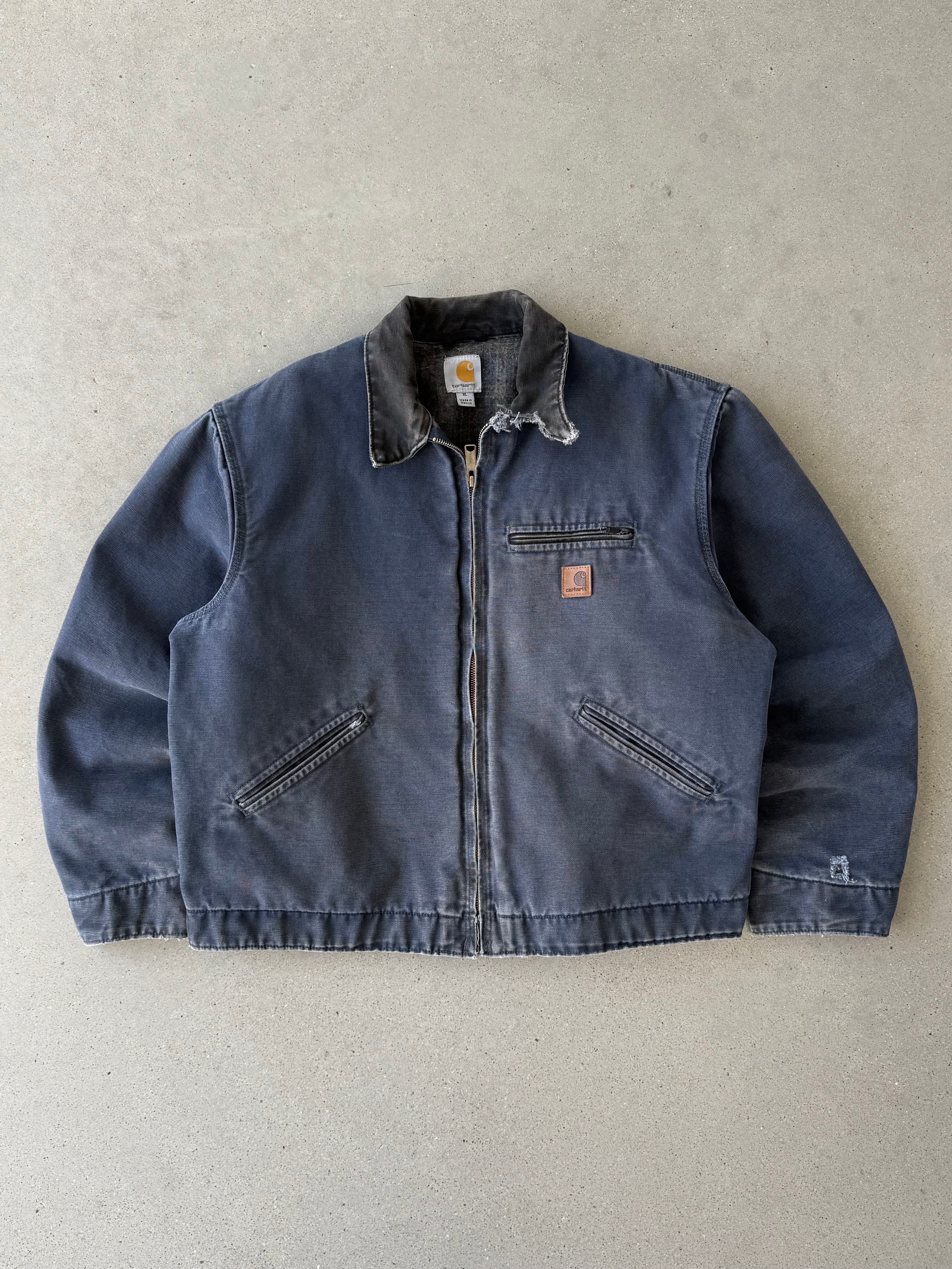 Vintage Carhartt Navy J97 DPB Detroit Jacket - XL