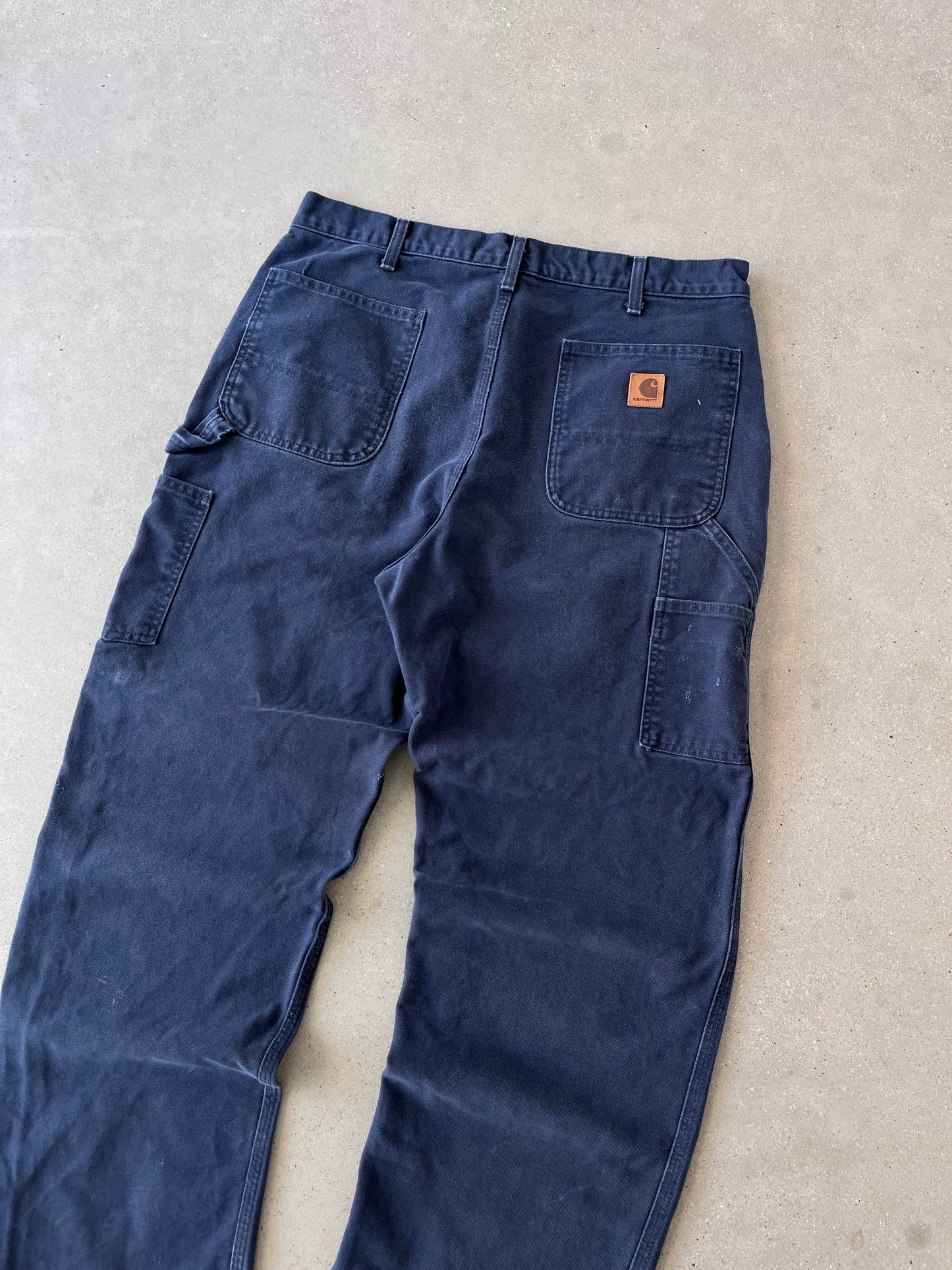 Vintage Carhartt Navy Carpenter Pants - 36x34