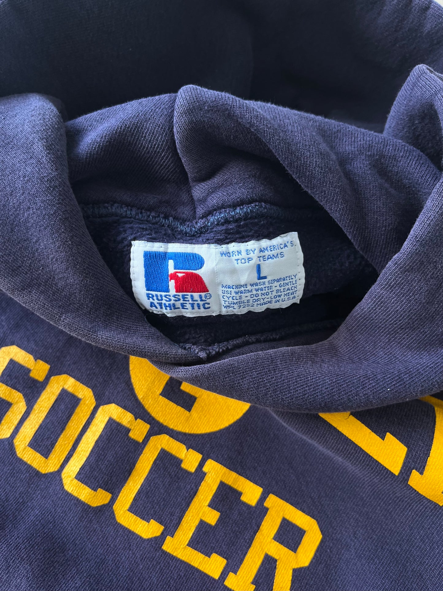 Vintage Webster Soccer Russell Athletic Hoodie - L