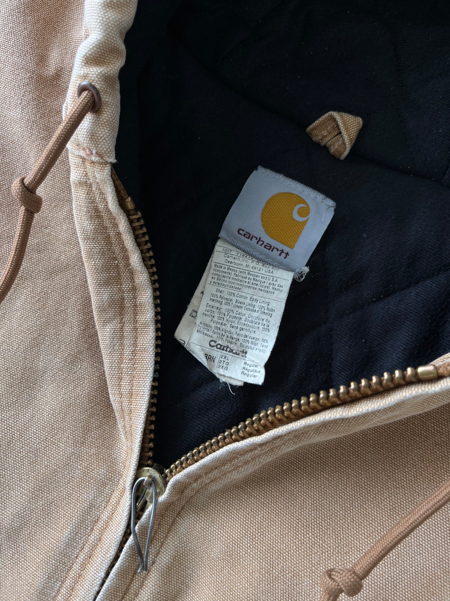 Vintage Carhartt Tan Active Jacket - XXL