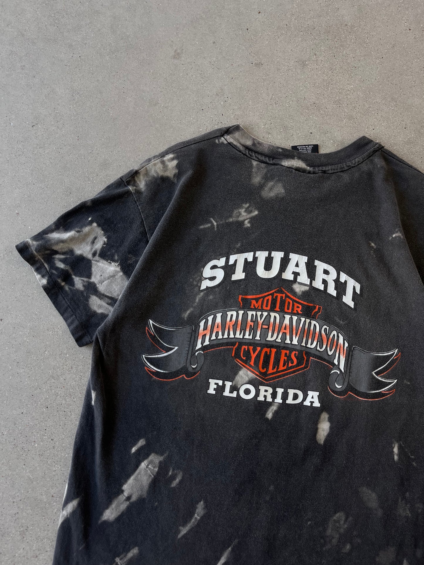 Vintage Stuart Florida Harley Davidson Tee - L