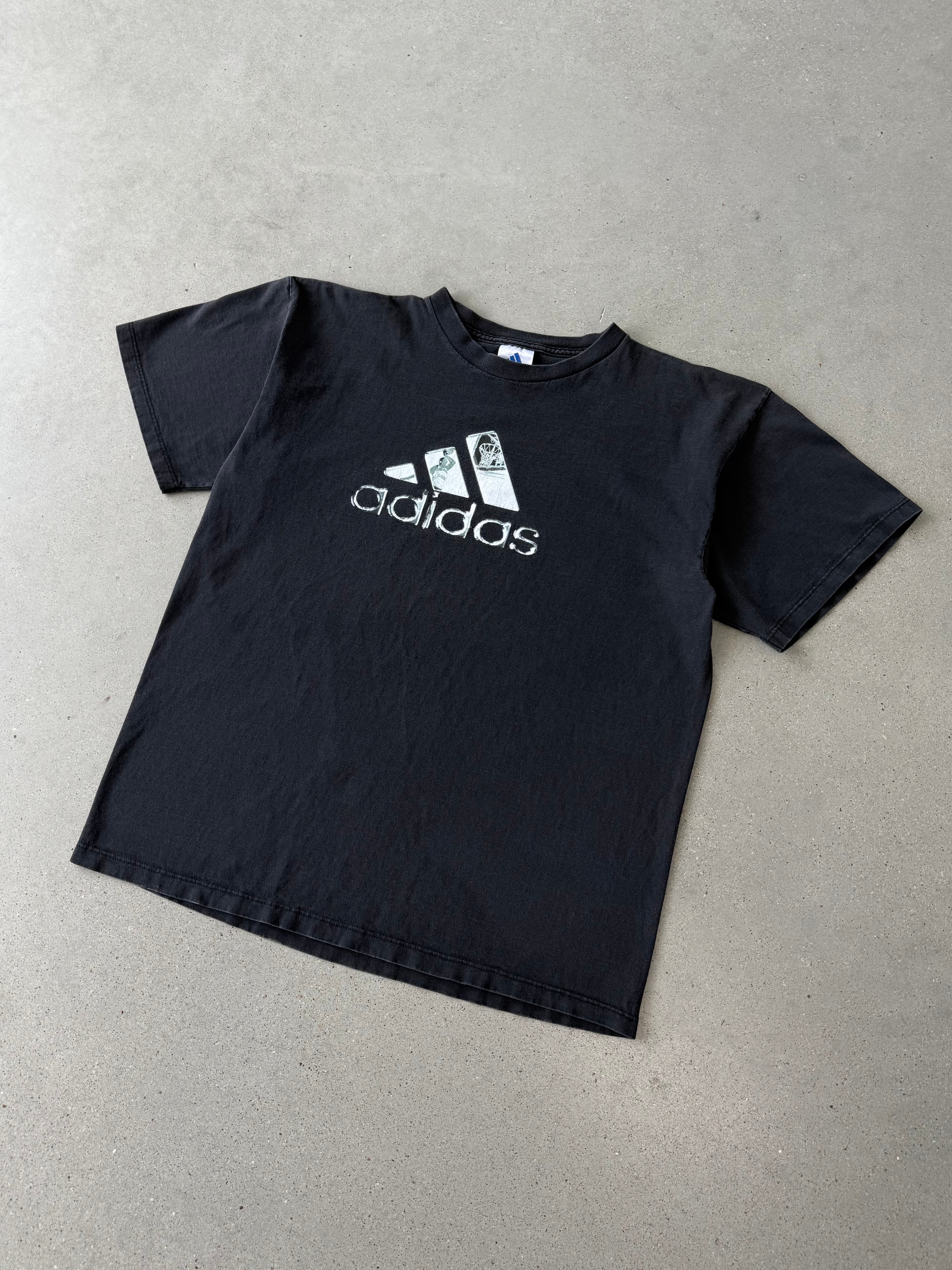 Vintage Adidas Black Tee - L