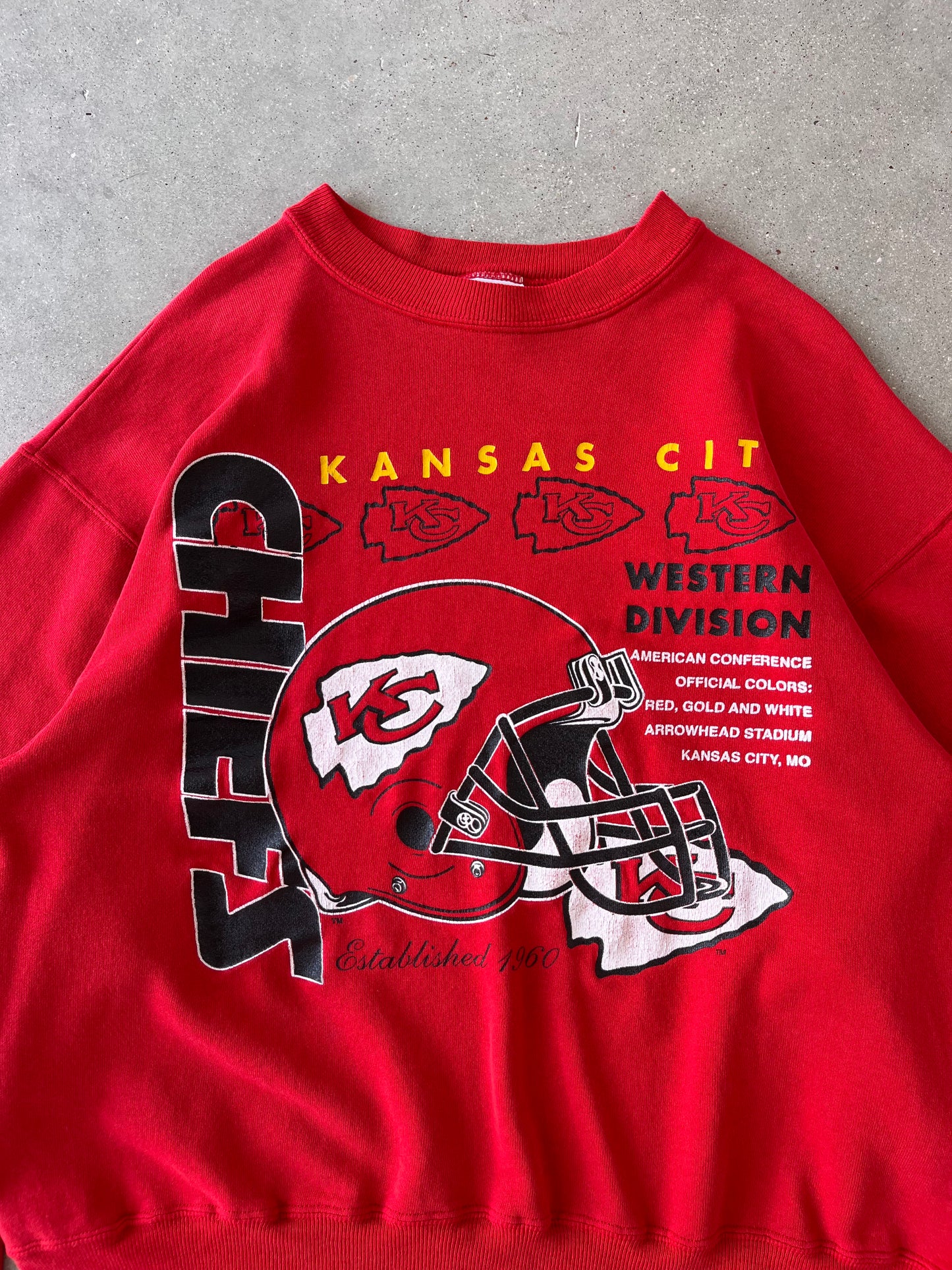 Vintage Kansas City Chiefs Boxy Sweatshirt - XL