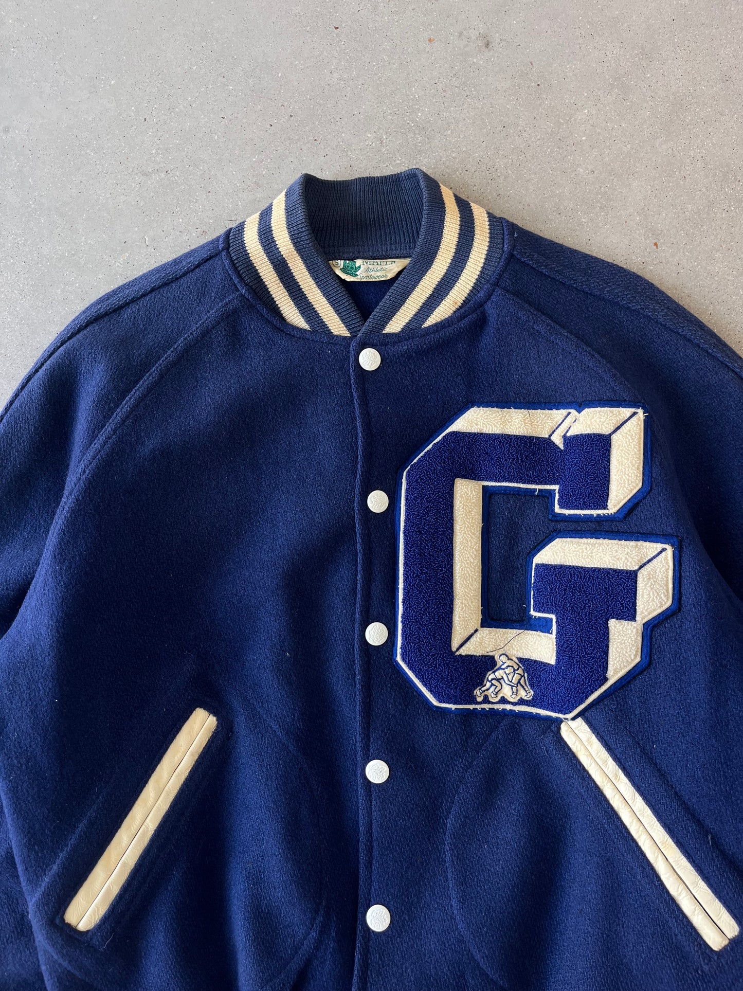 Vintage 80s Varsity Jacket  - S