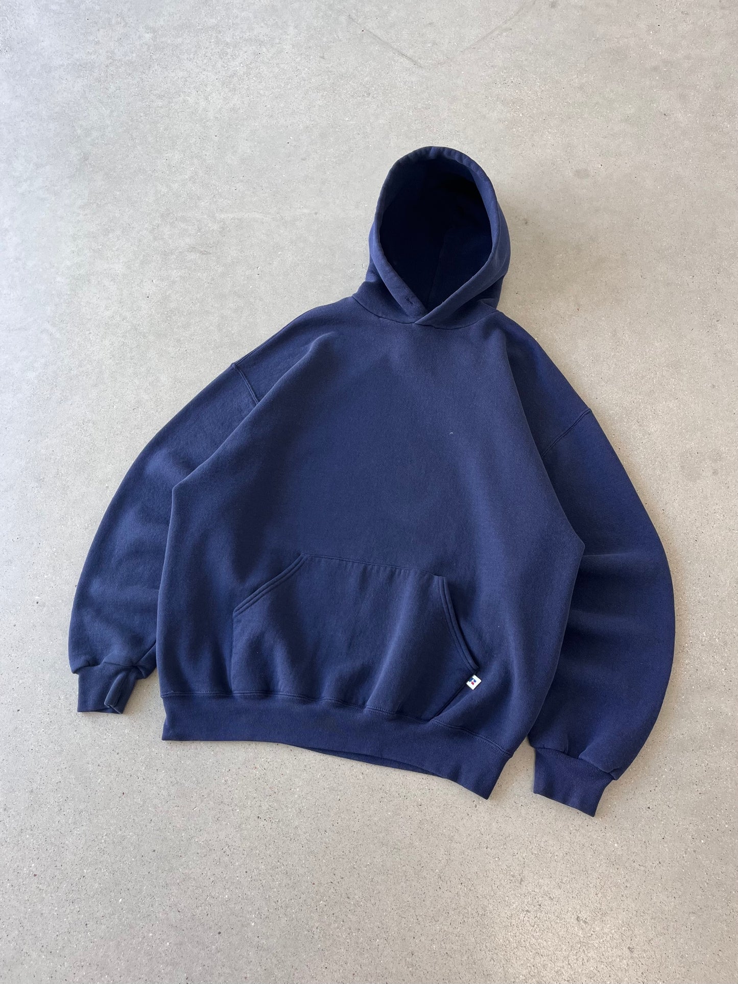 Vintage Navy Russell Athletic Hoodie - XL