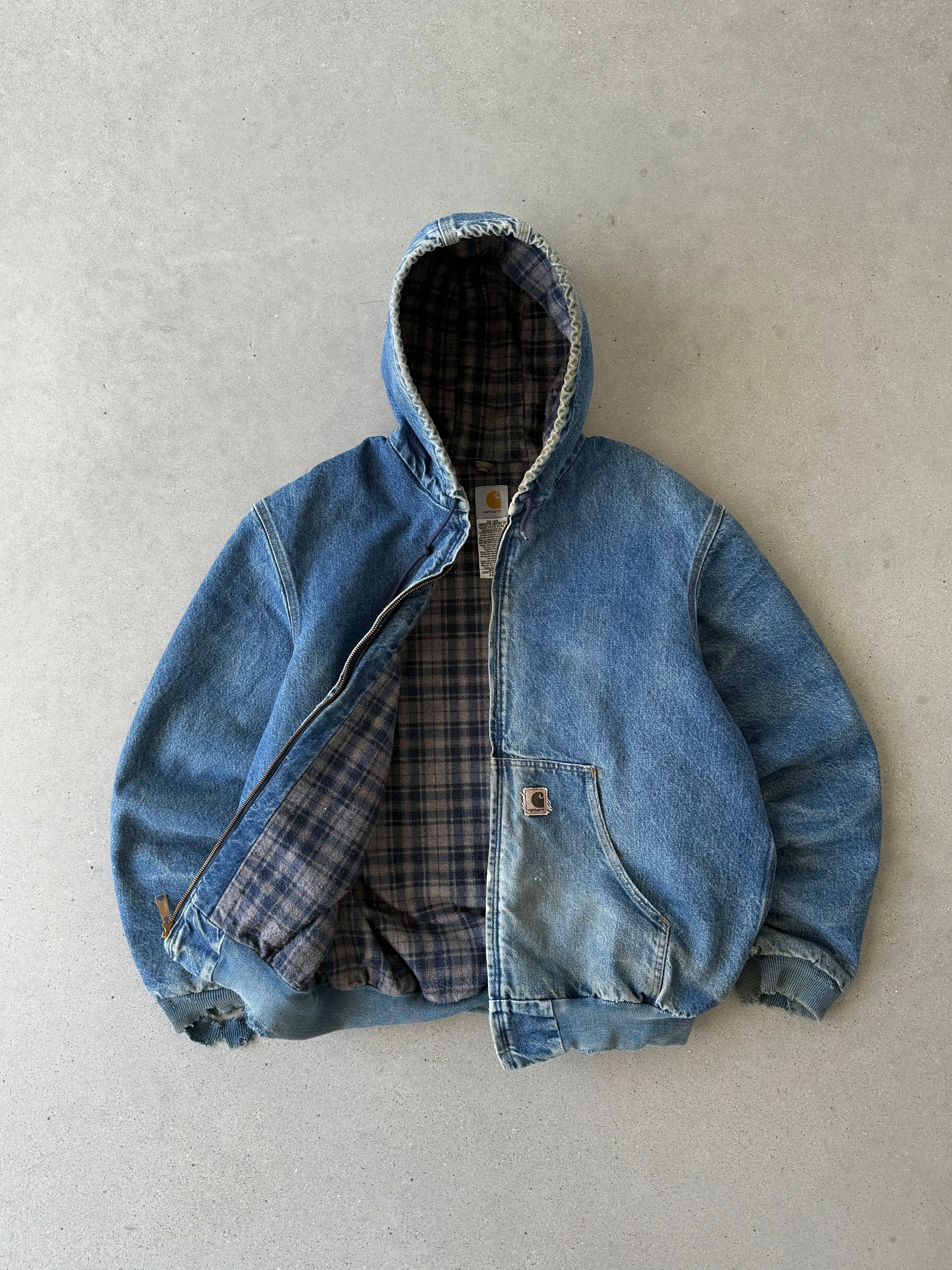 Vintage Carhartt Denim J139 DST Active Jacket - XL