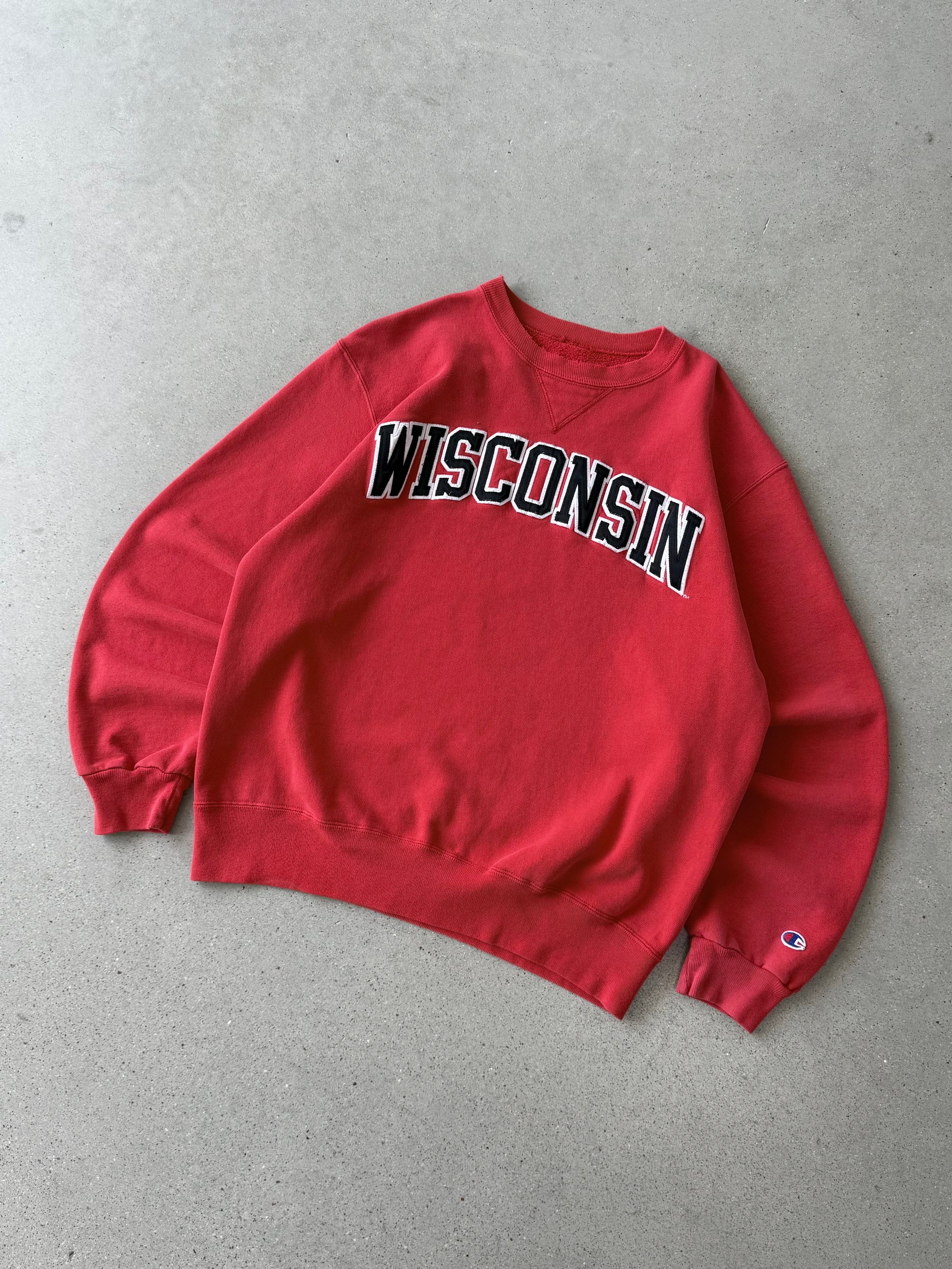 Vintage Wisconsin Champion Crewneck - L
