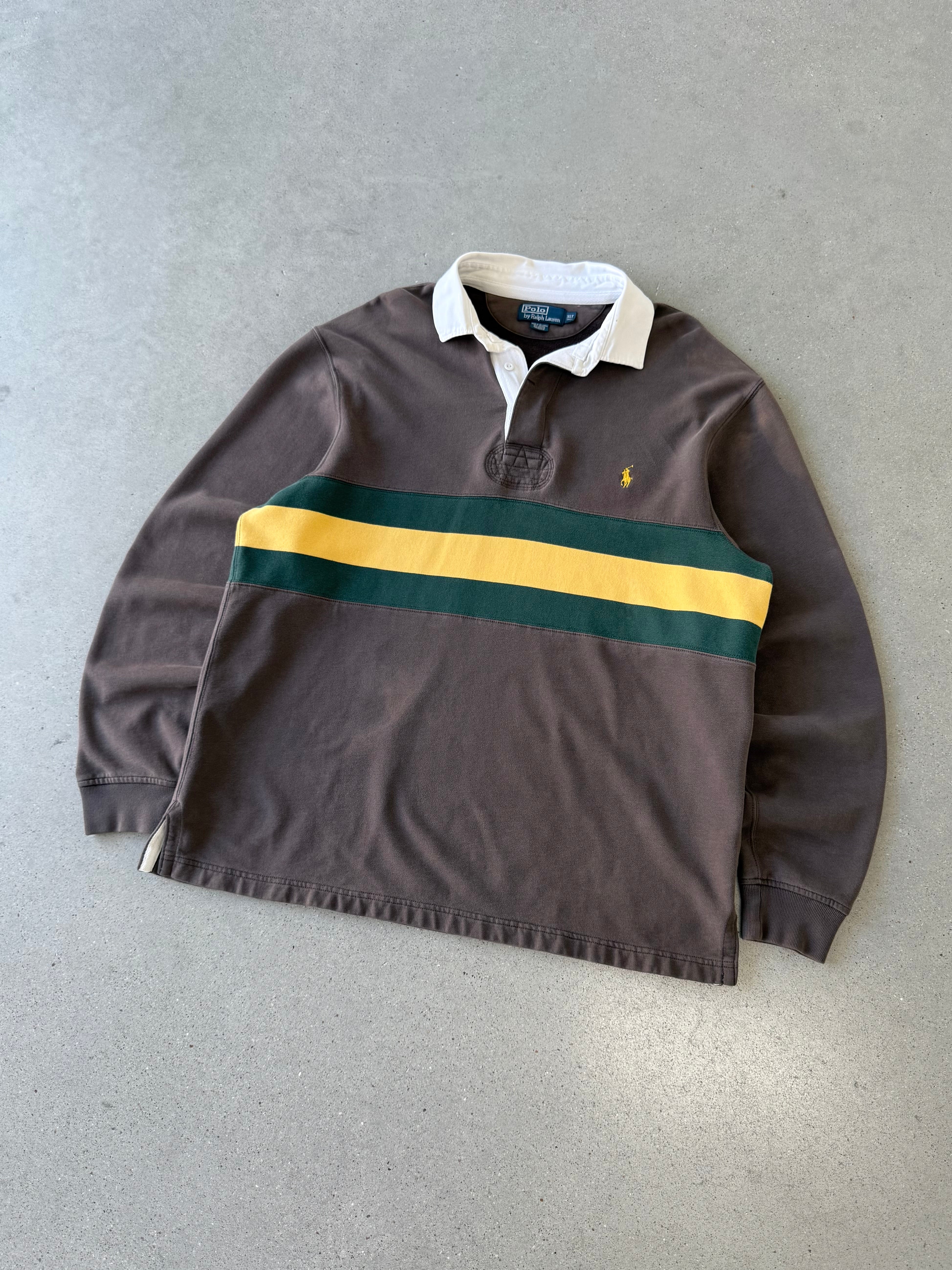 Vintage Brown Polo Ralph Lauren Long Sleeve - XLT