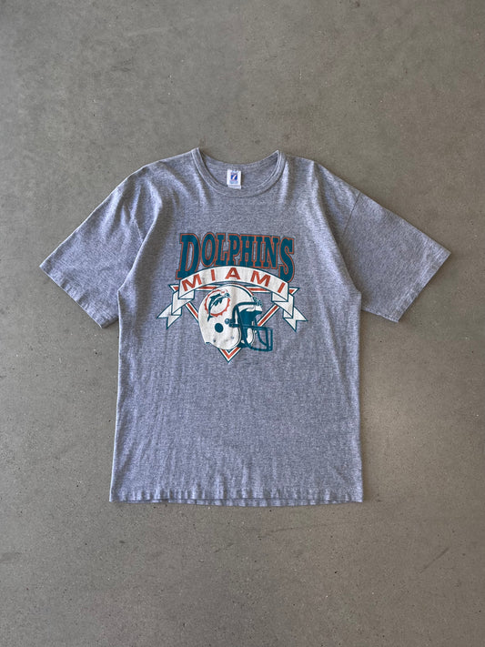 Vintage Dolphins Miami Gray Tee - XL