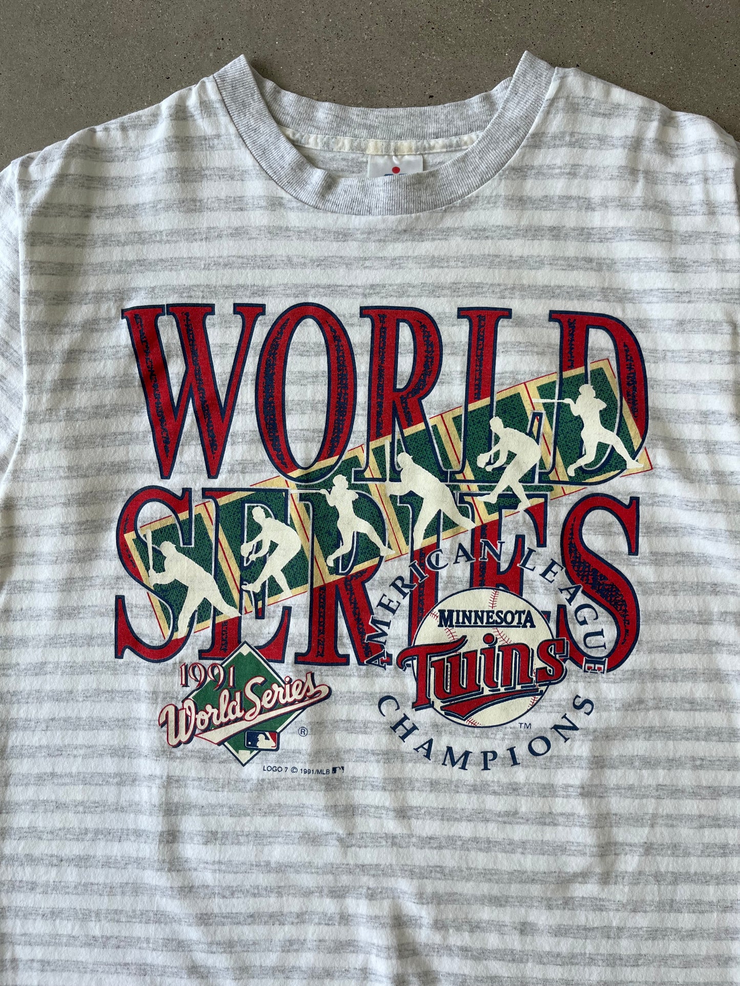 Vintage 1991 World Series Twins Tee - L