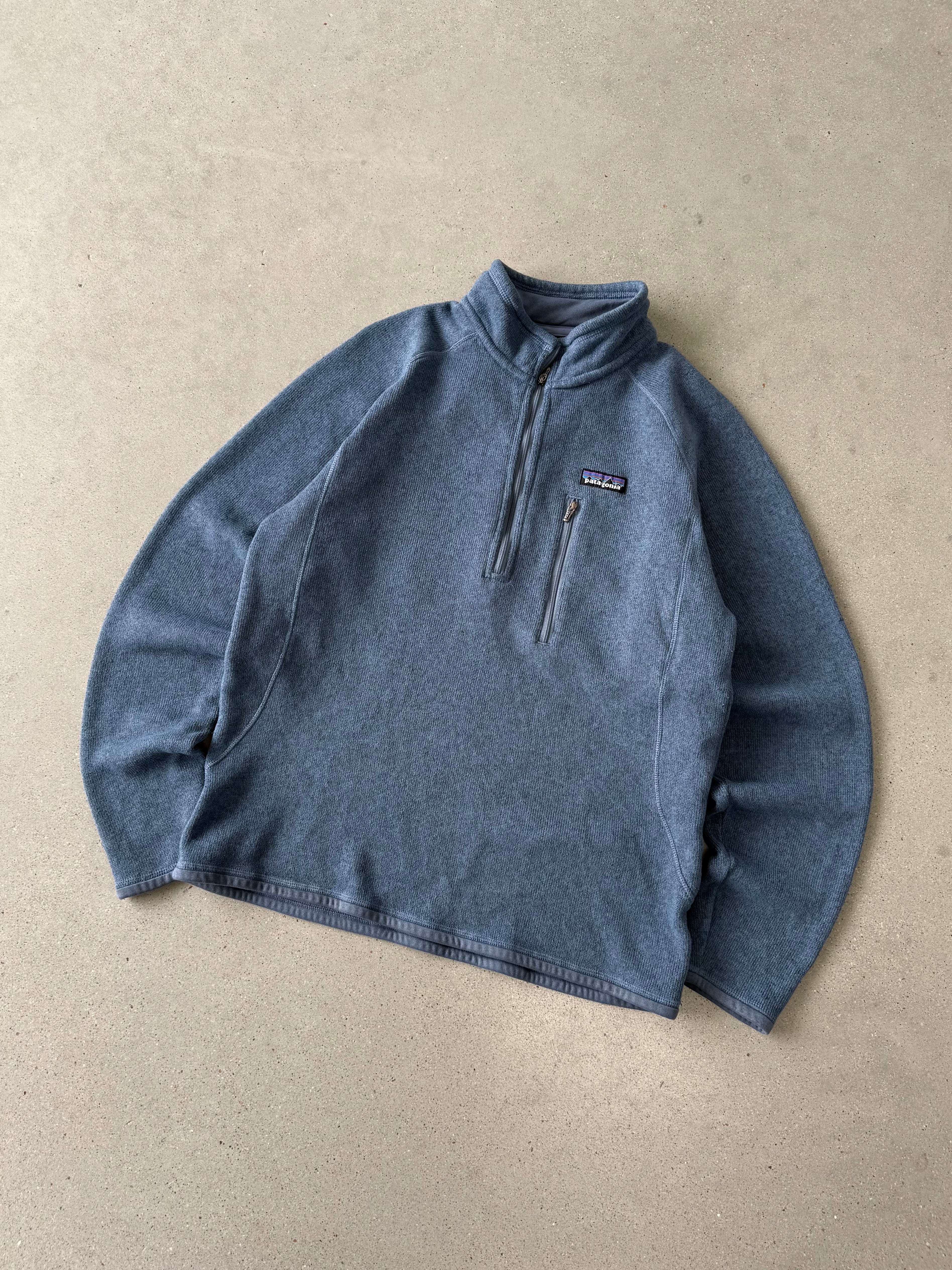 Vintage Patagonia Blue Quarter-zip  - M