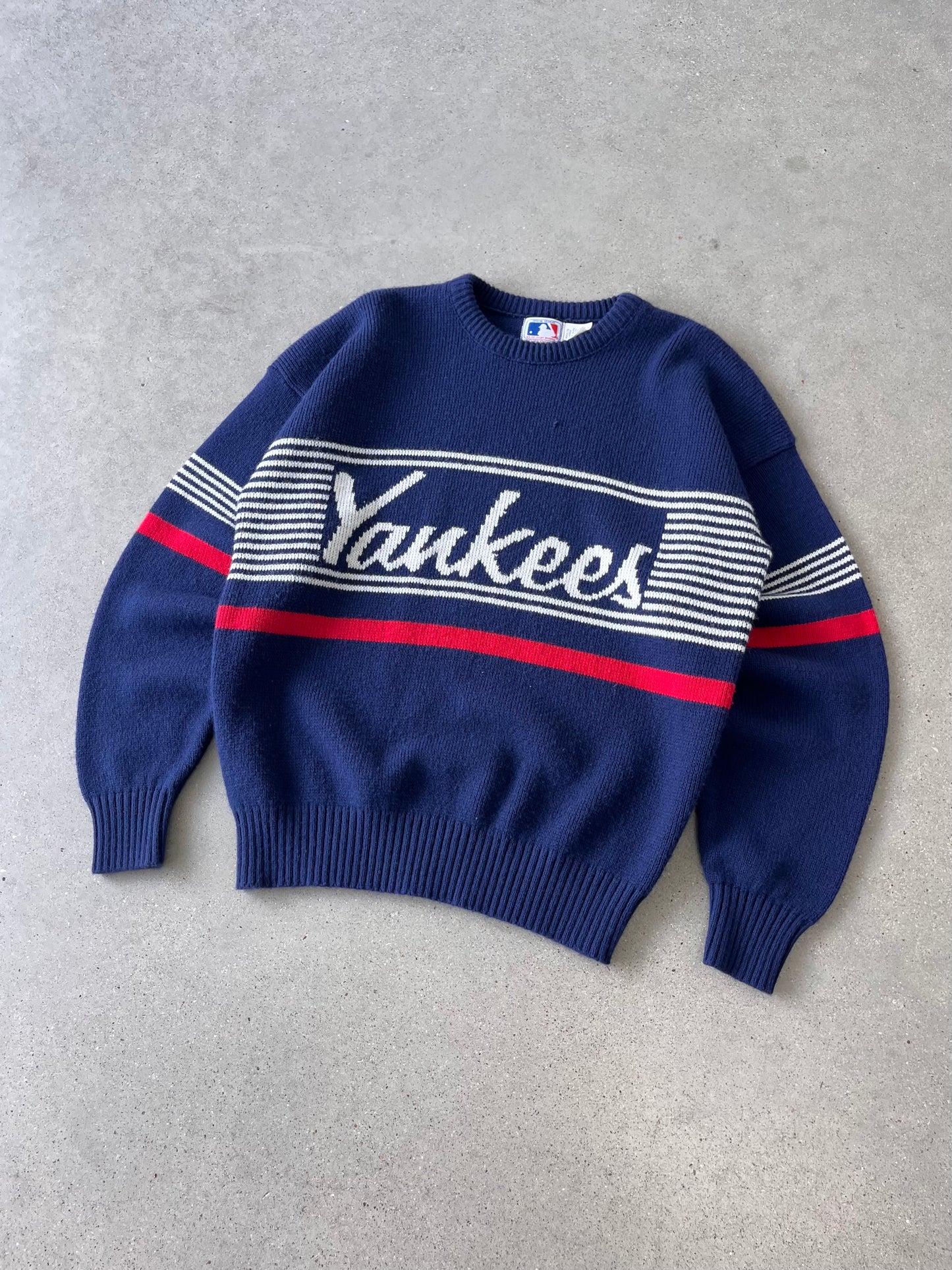 Vintage 90s MLB Yankees Sweater - L