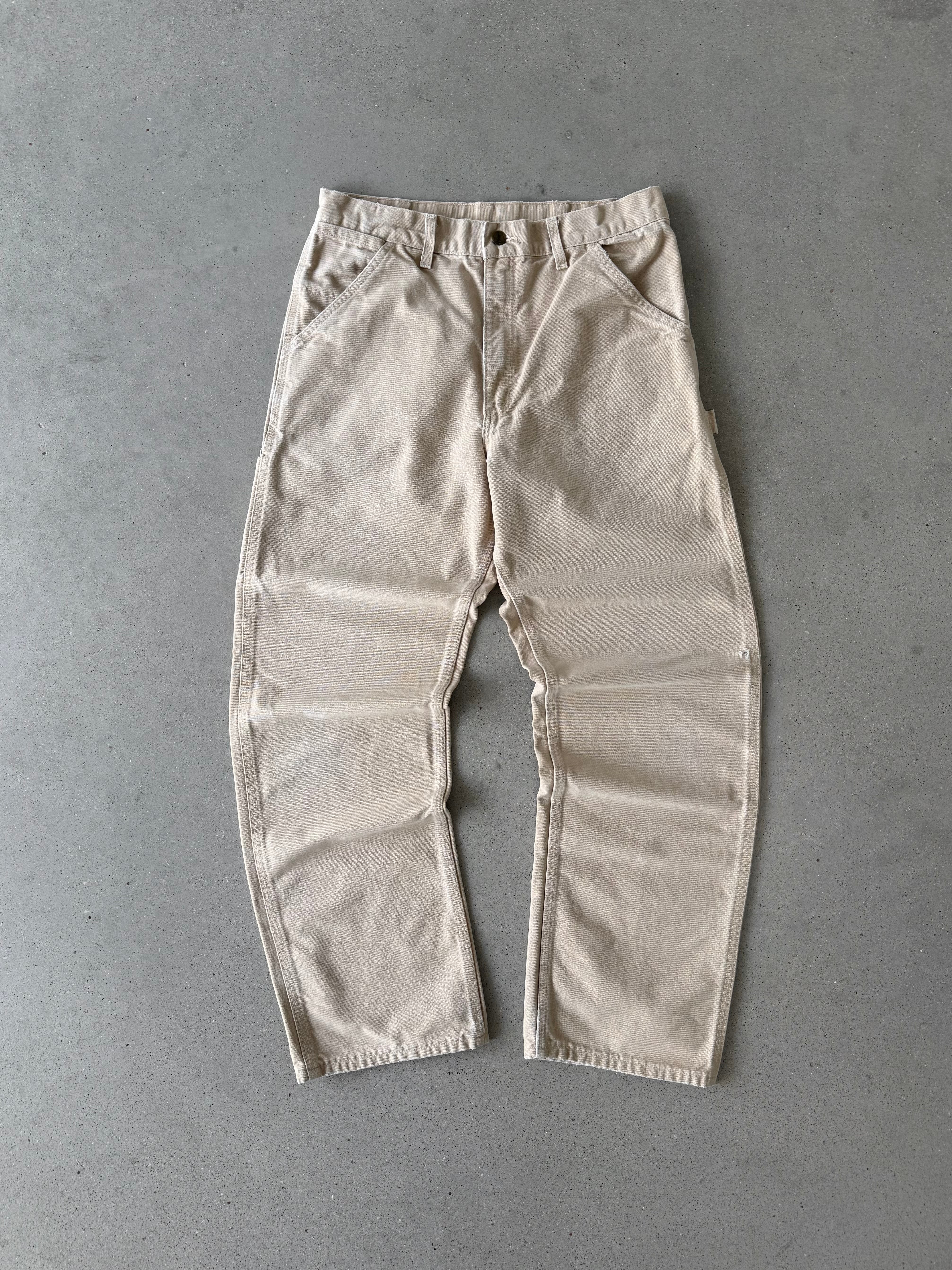 Vintage Carhartt Cream Carpenter Pants - 32x31