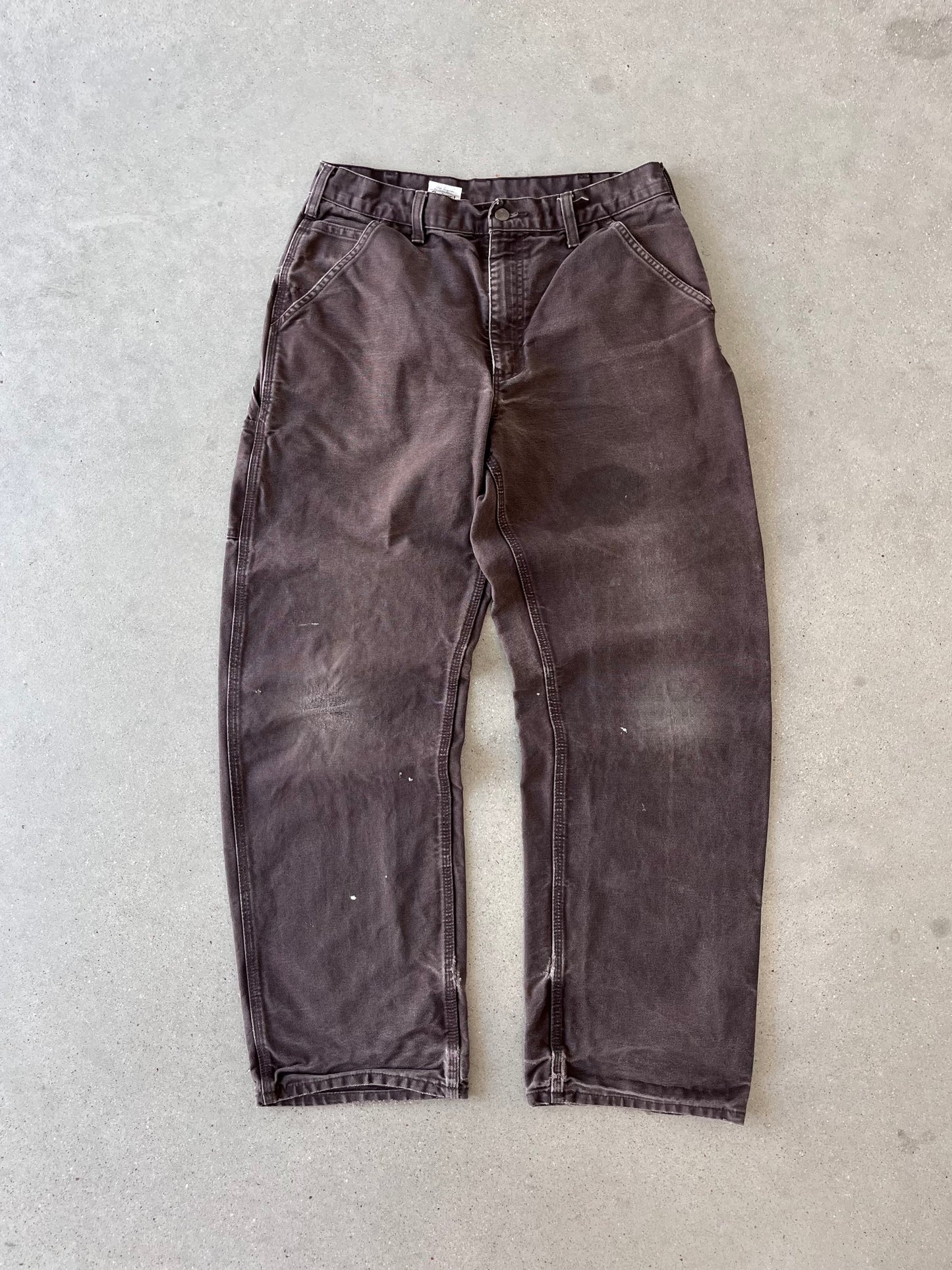 Vintage Carhartt Faded Brown Carpenter Pants - 32x32