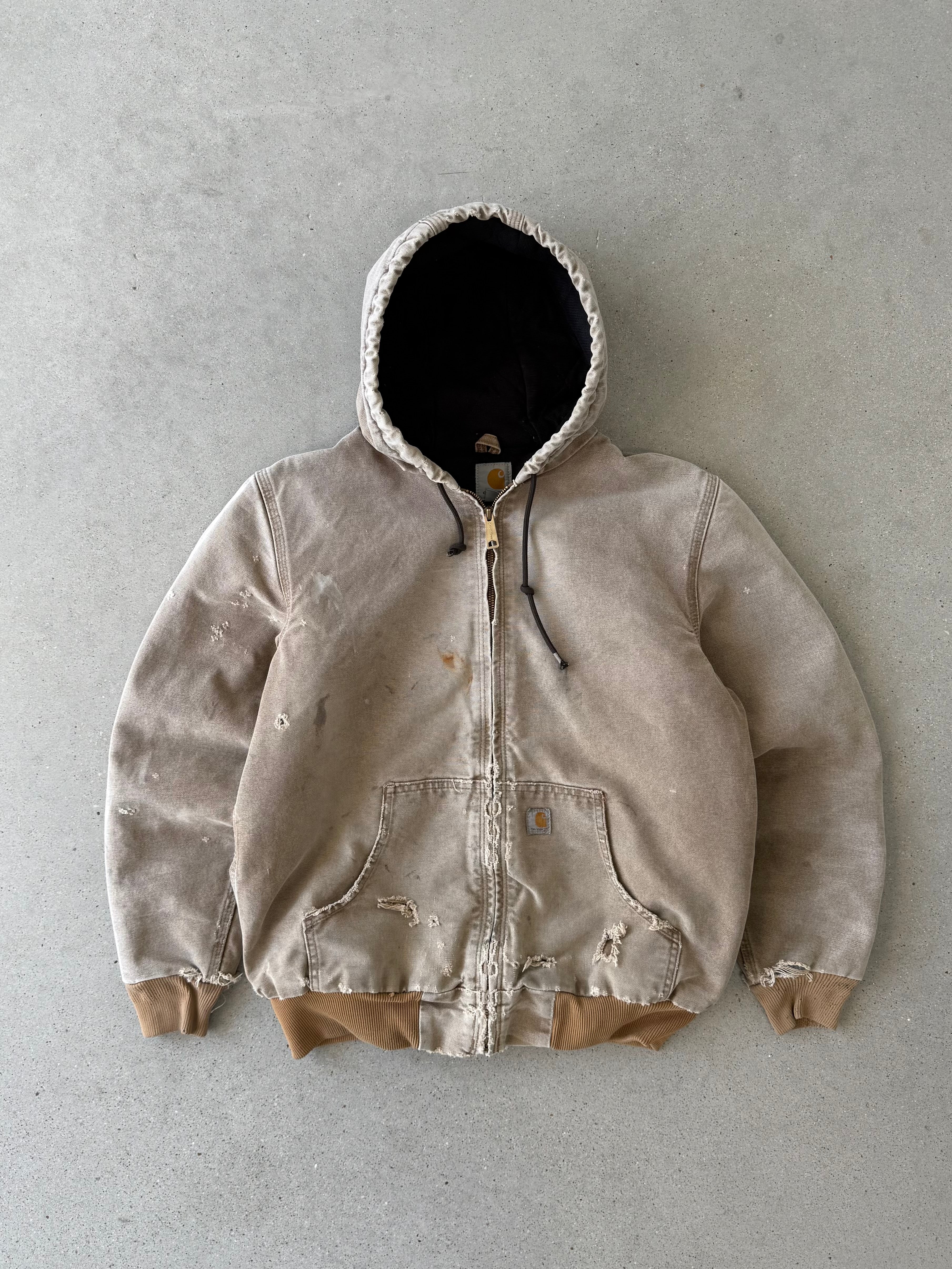 Vintage Carhartt Distressed Tan Active Jacket - S