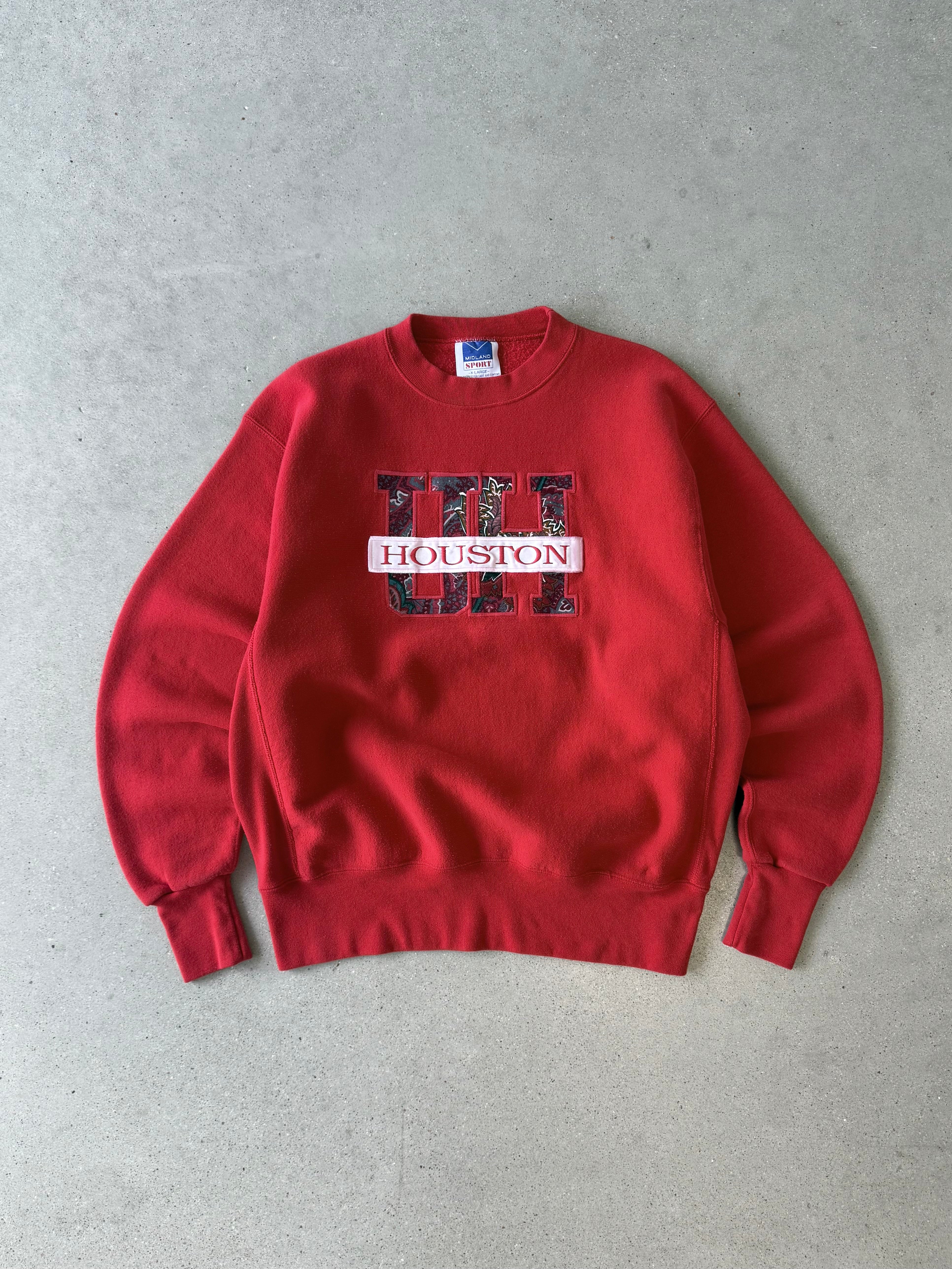 Vintage University of Houston Crewneck - XL