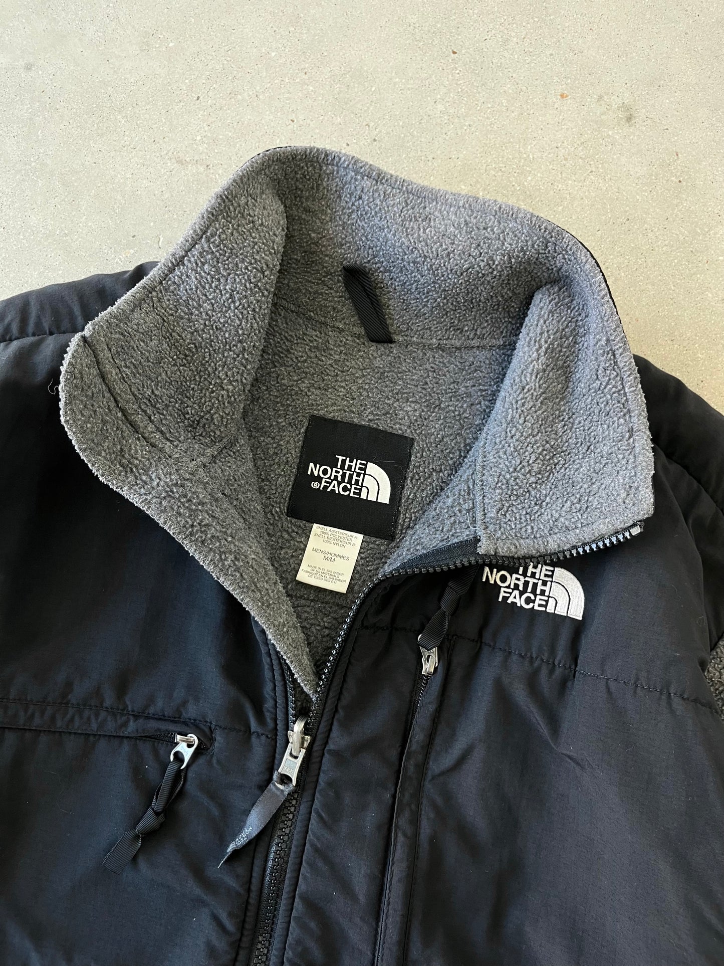 Vintage The North Face Gray/Black Denali Jacket - M