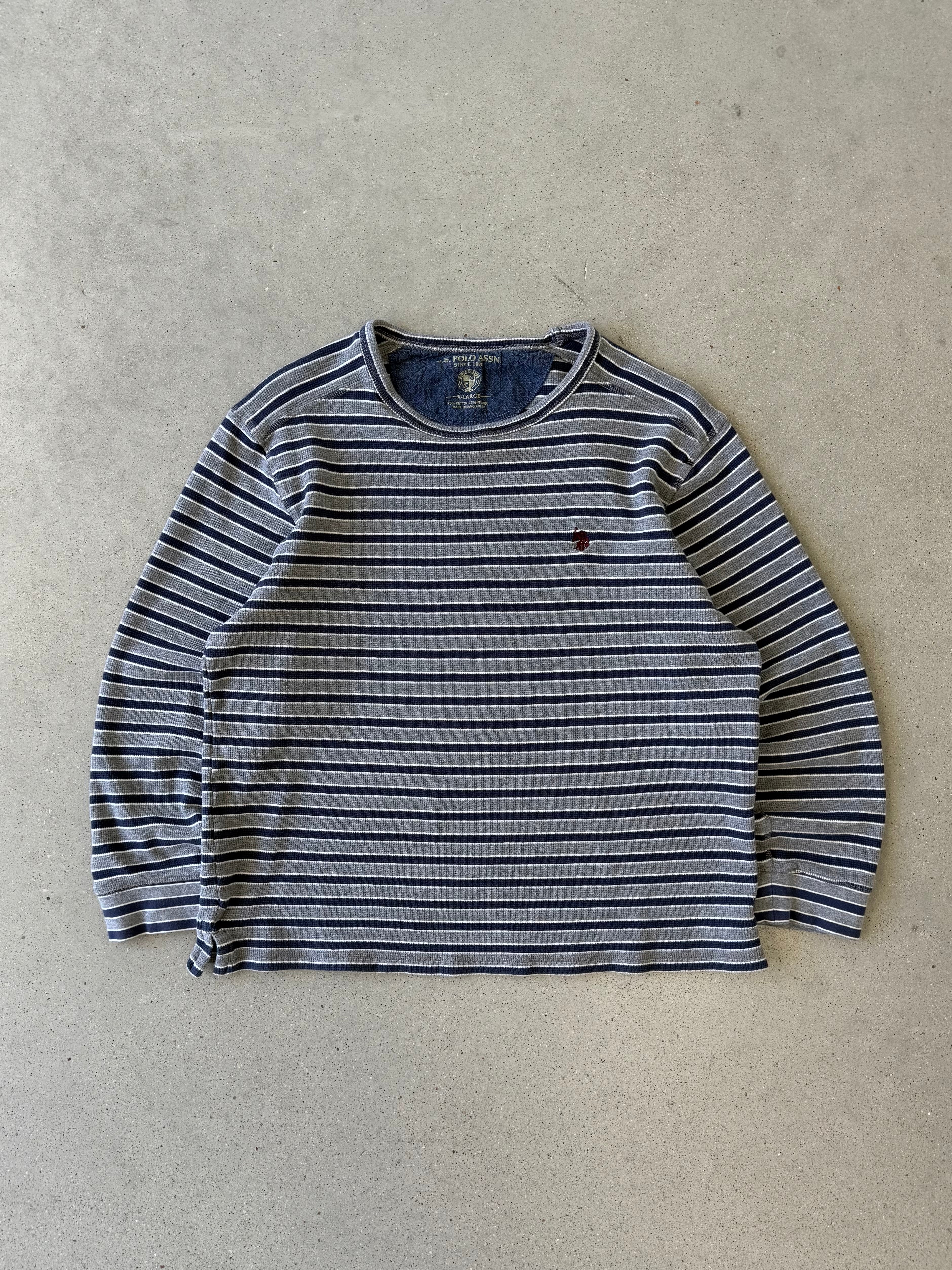 Vintage U.S. Polo Assn Striped Long Sleeve - M