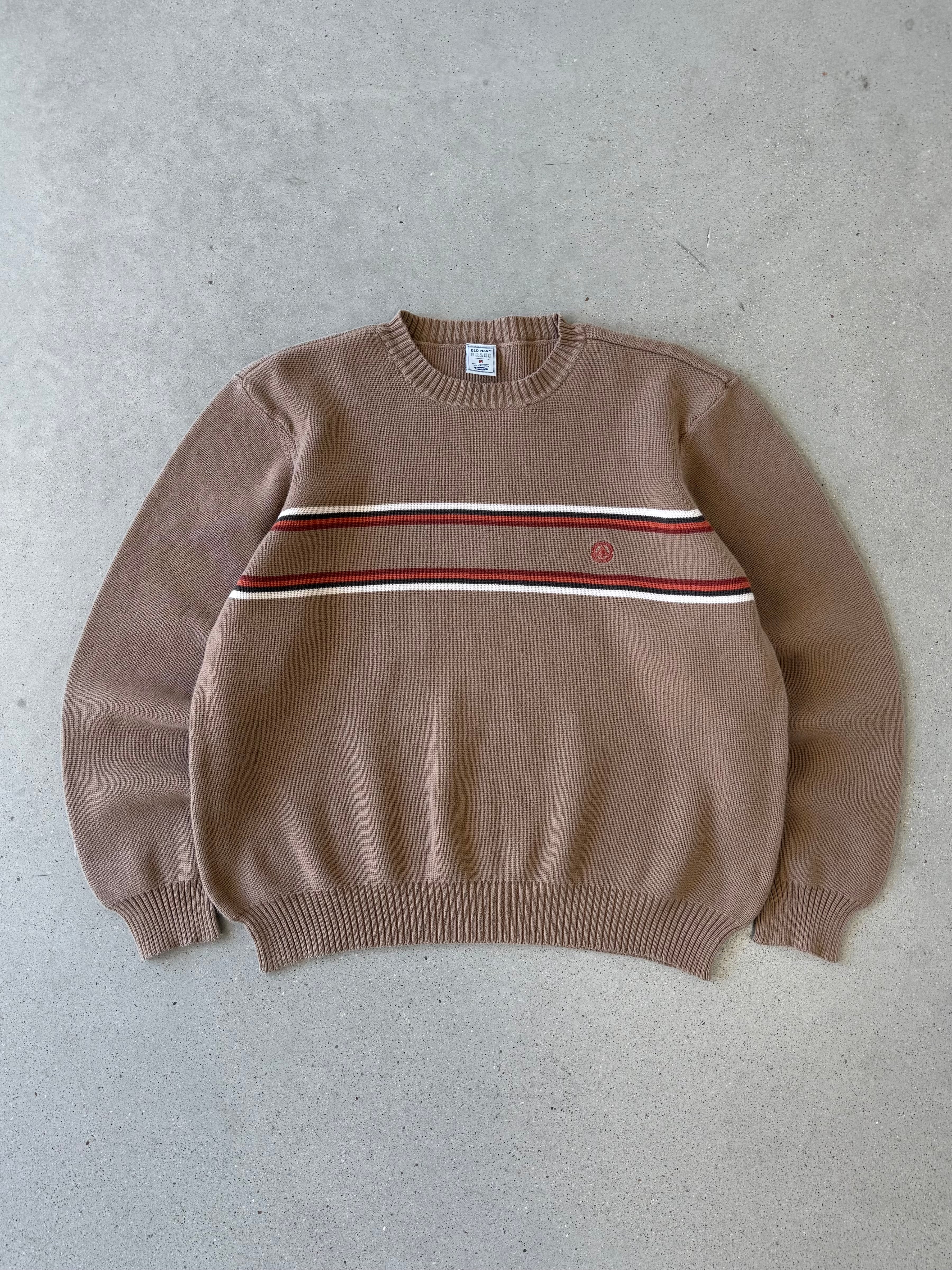 Vintage Old Navy Brown/Orange Sweater - M