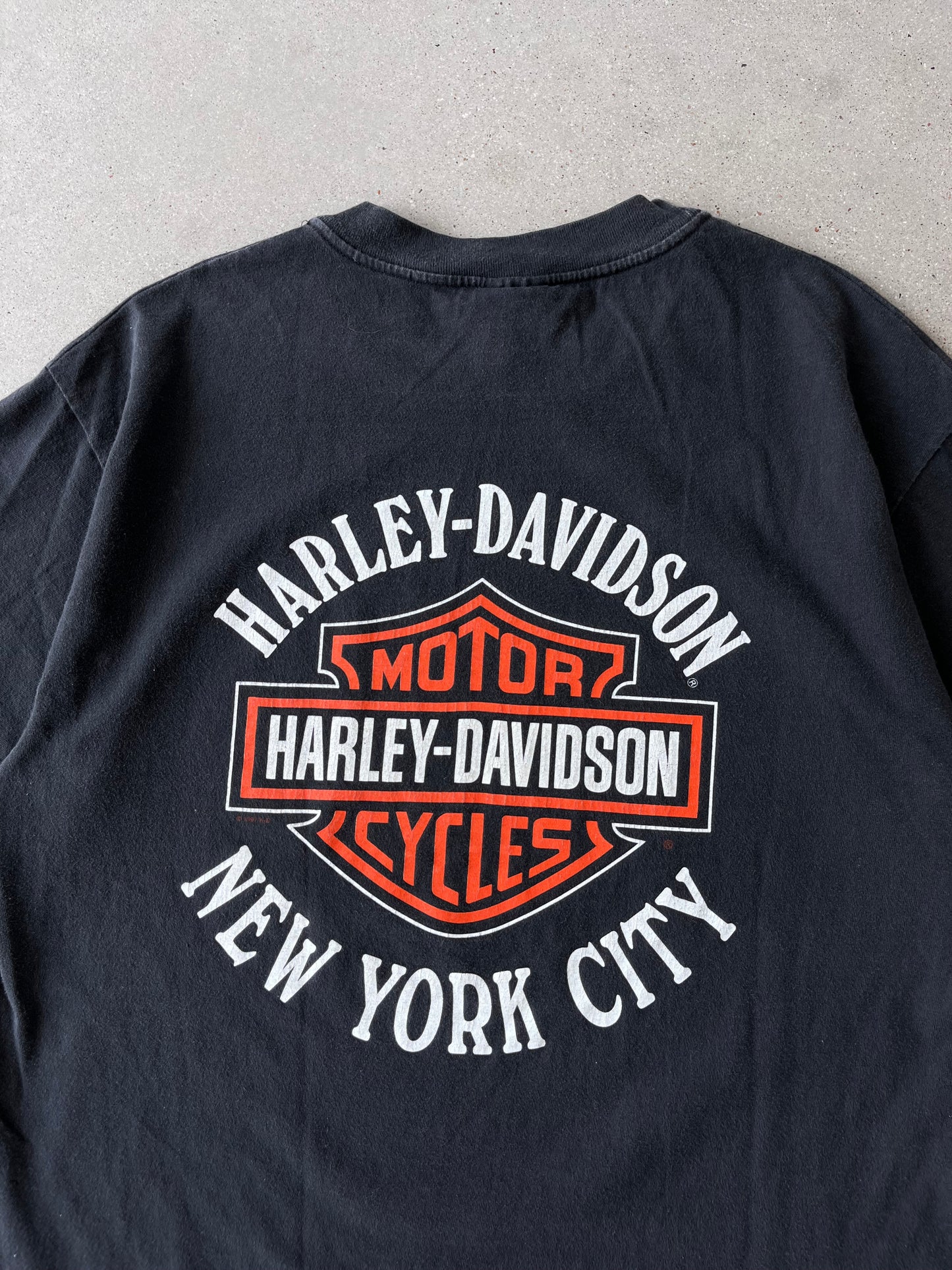 Vintage 1997 NYC Harley Davidson Tee - L