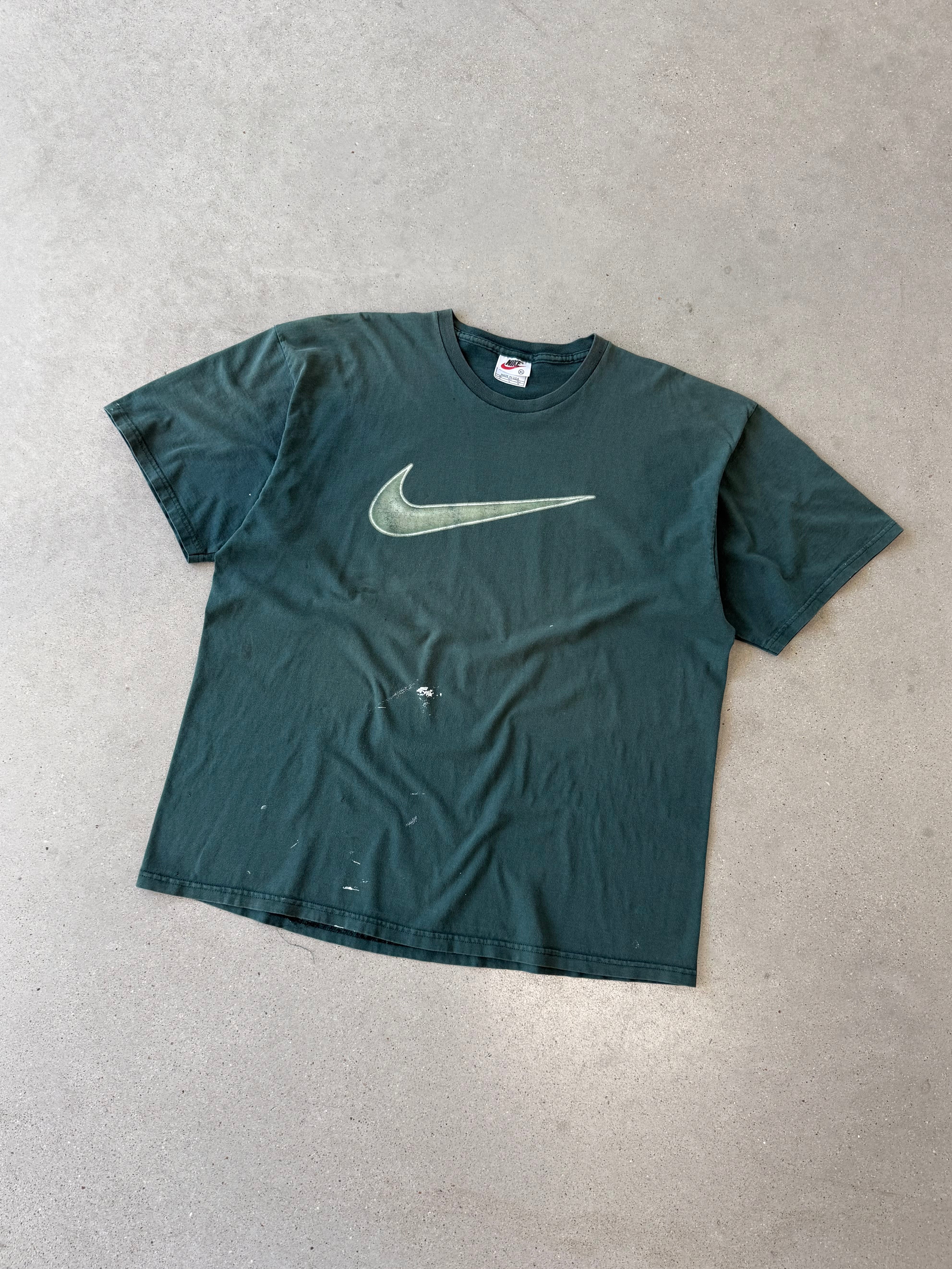 Vintage 90s Nike Big Swoosh Tee - XL