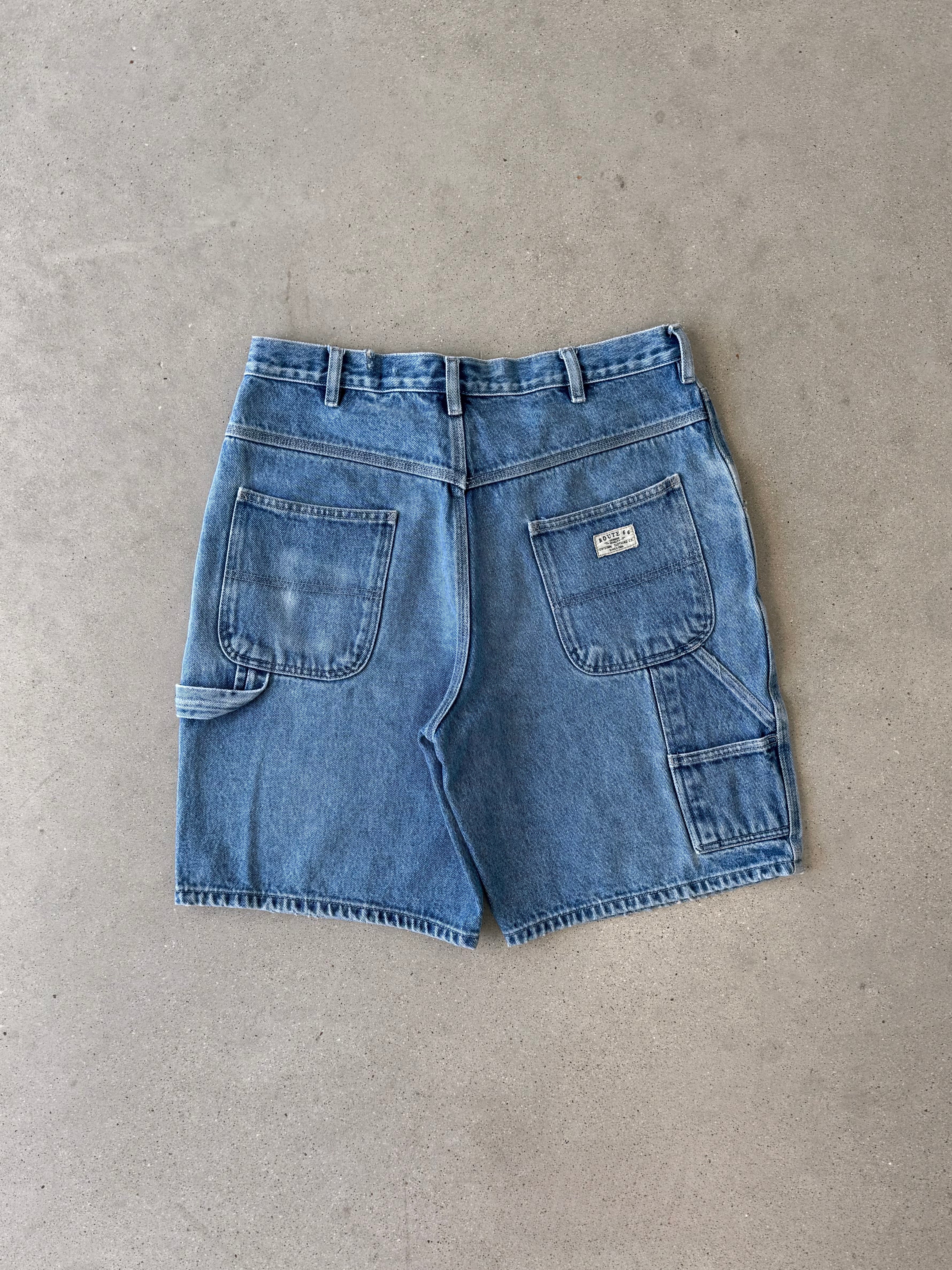 Vintage Route 66 Carpenter Shorts - 34