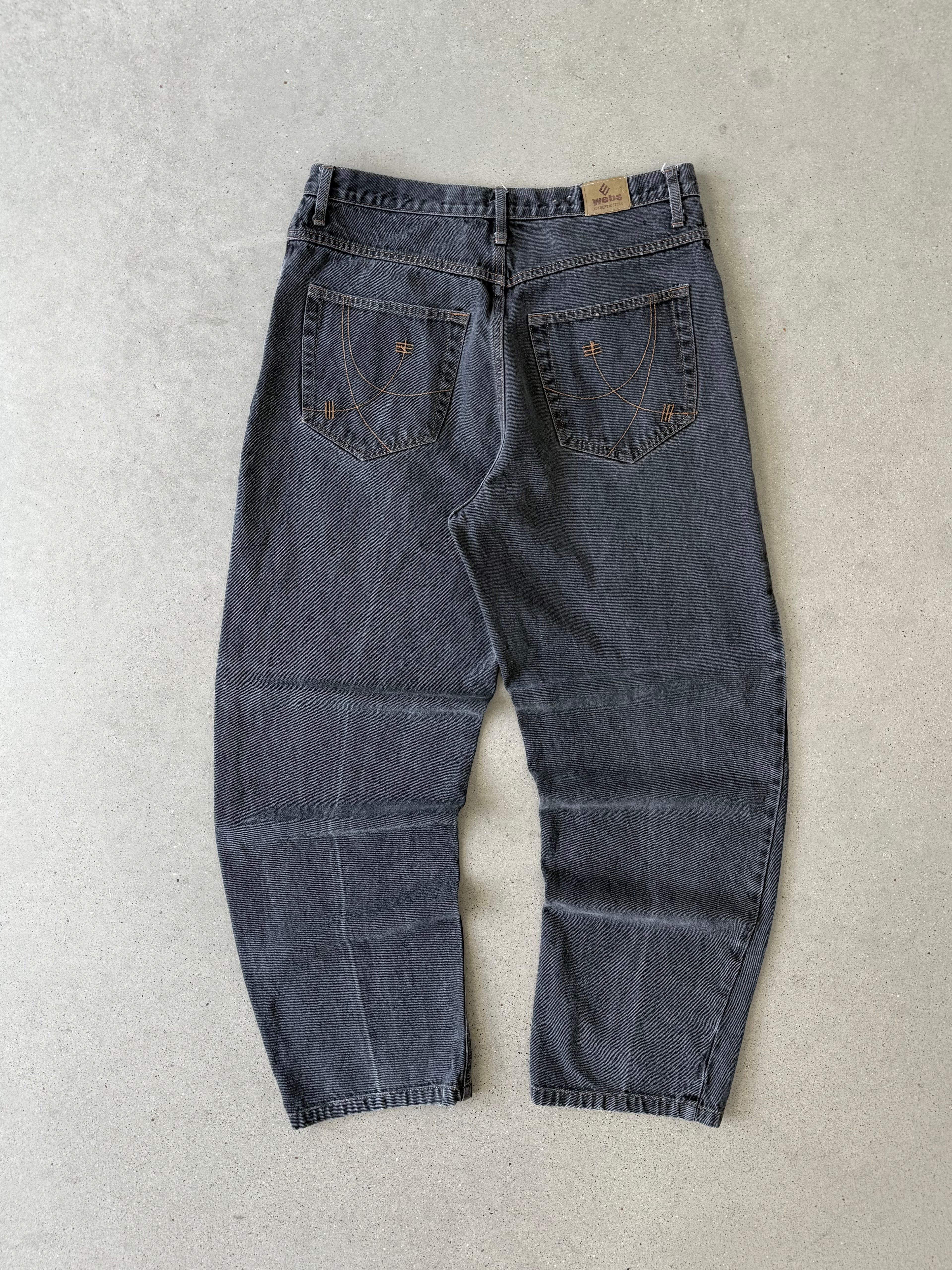 Vintage Y2K Webs Baggy Denim - 36x34