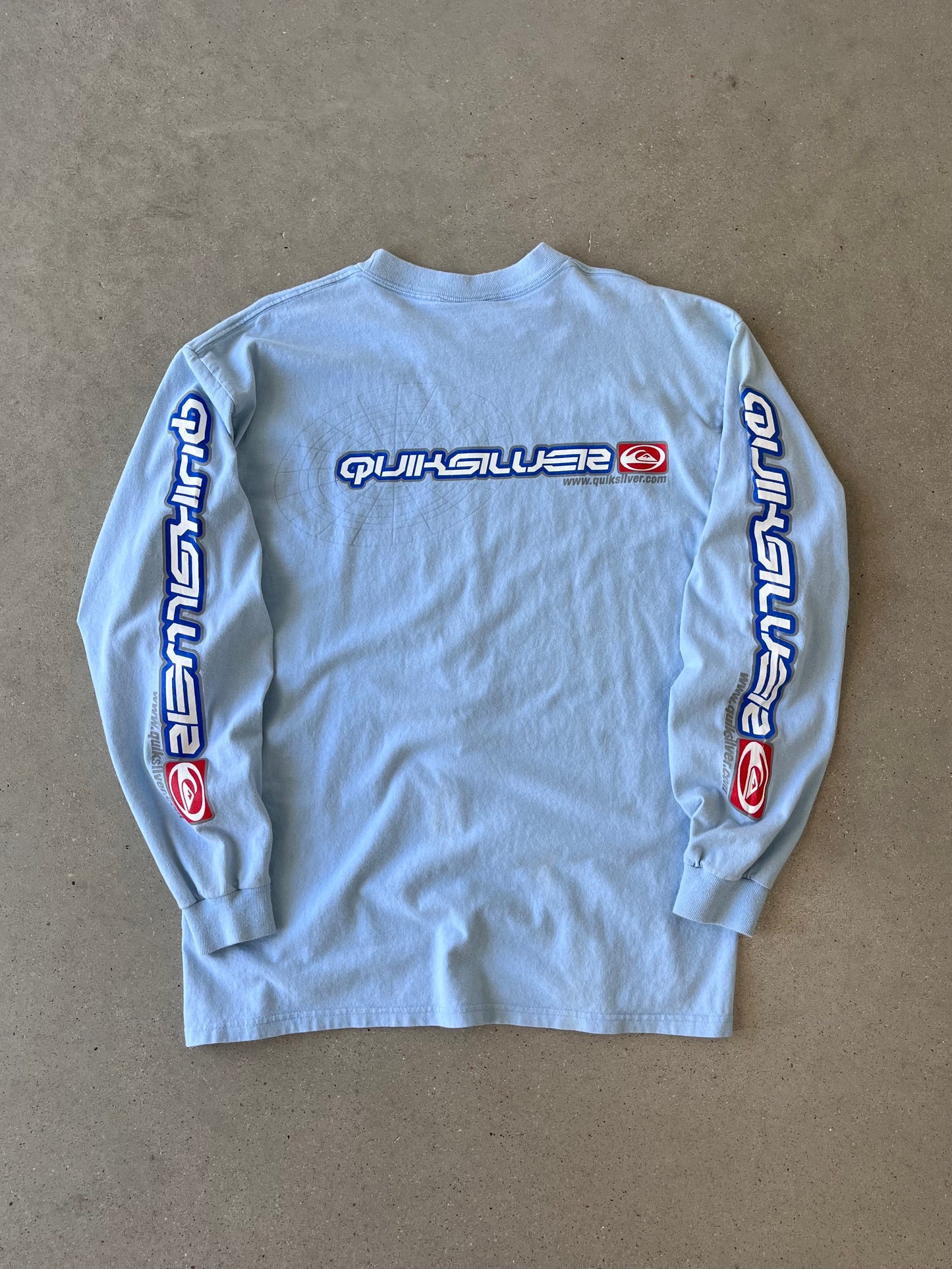 Vintage Quicksilver Blue Long Sleeve - L