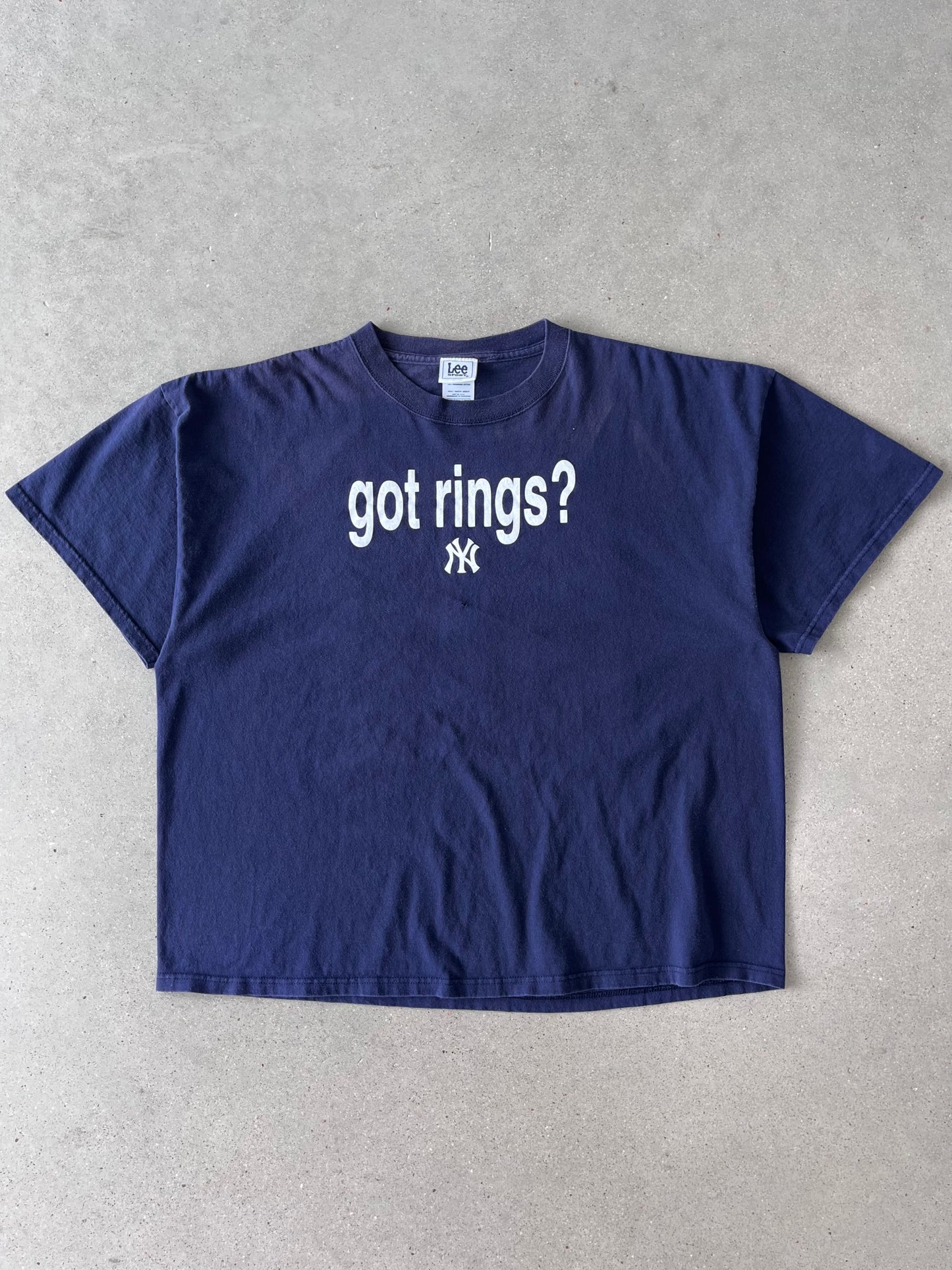 Vintage Yankees "Got Rings?" Tee - XXL