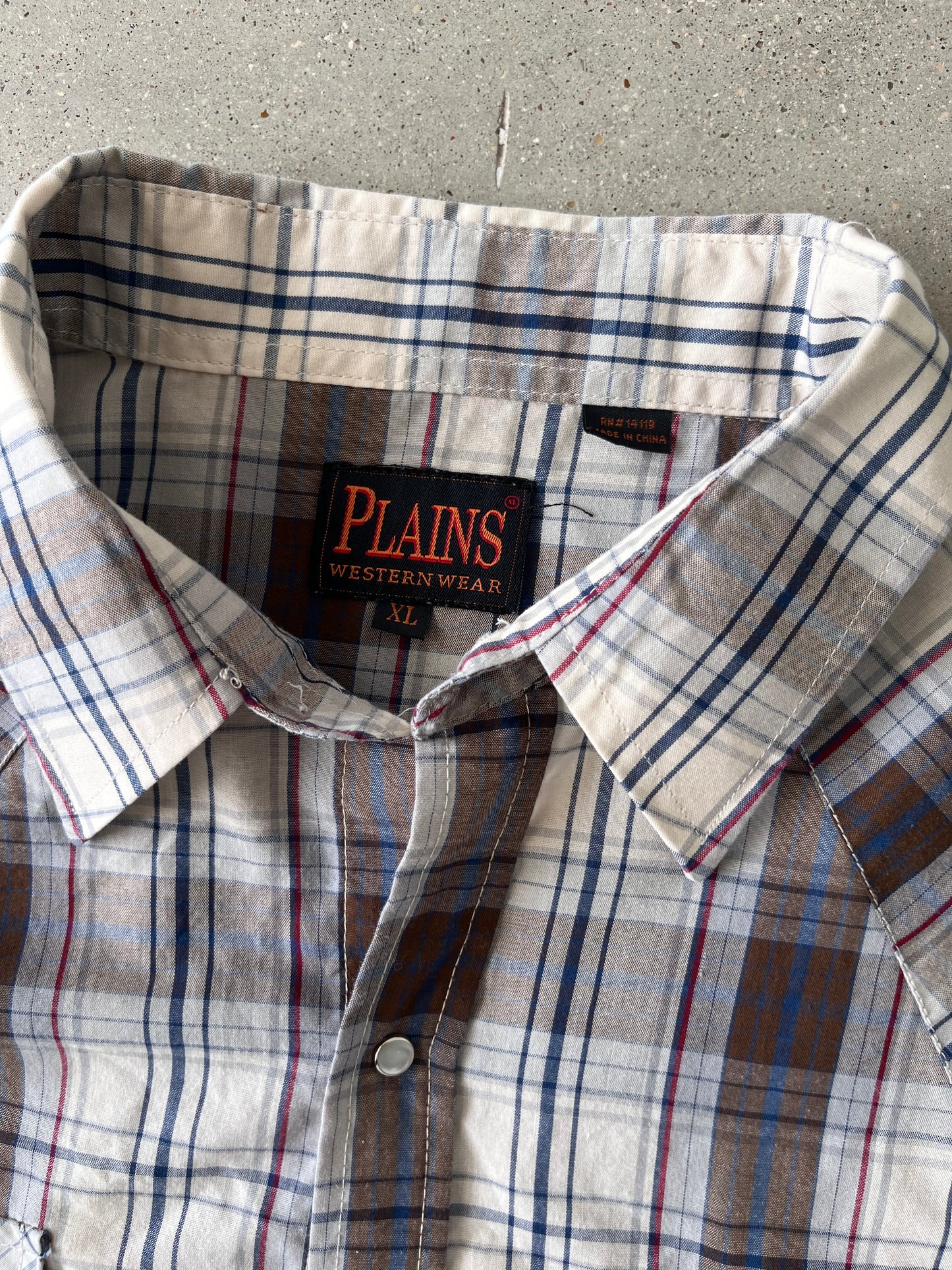 Vintage Plains Westernwear Flannel Shirt - XL