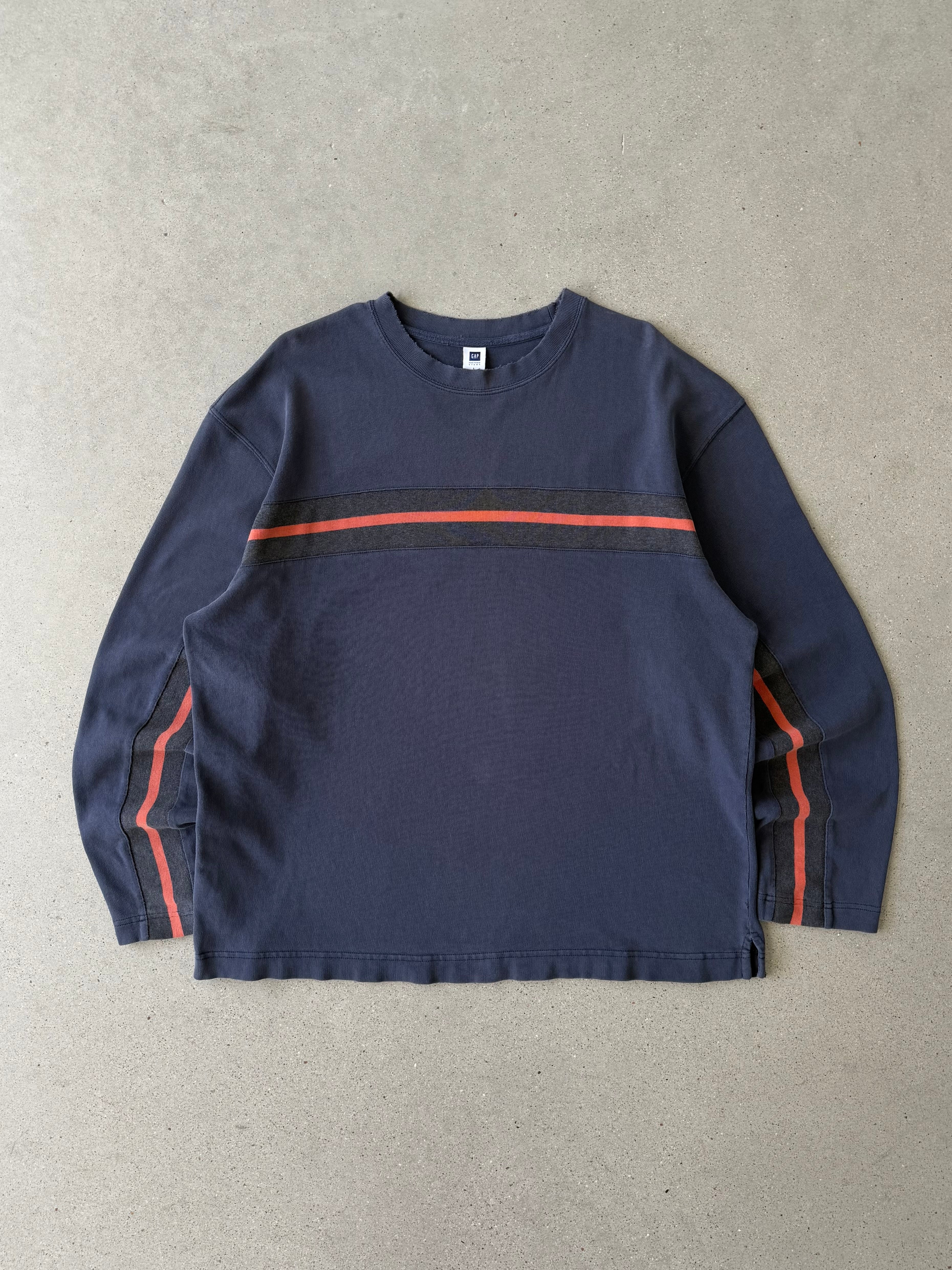 Vintage GAP Striped Navy Sweater - L