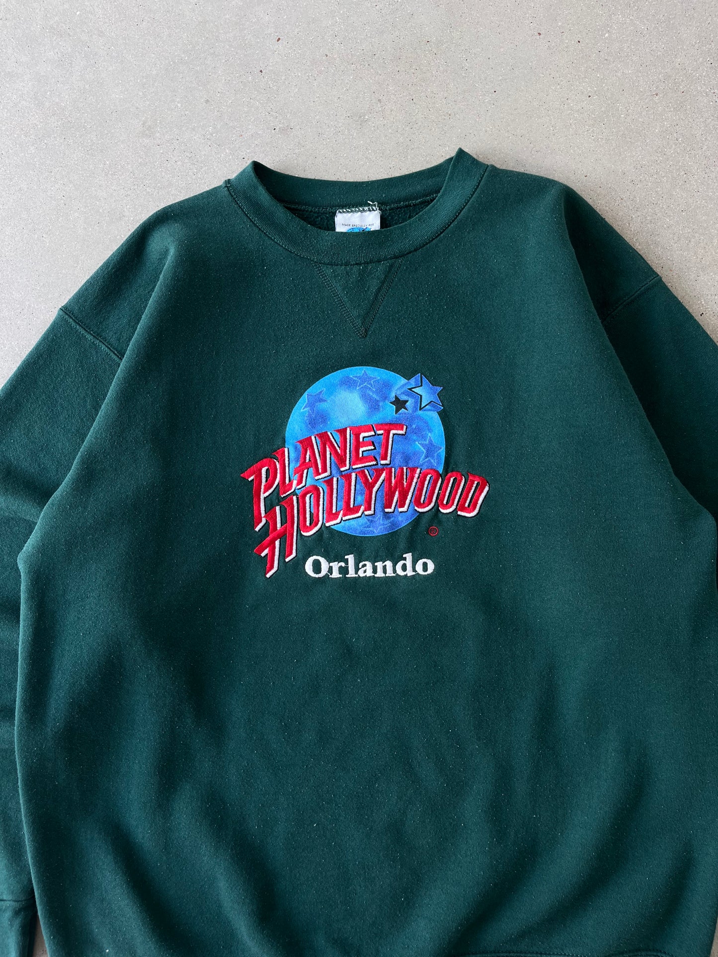 Vintage Planet Hollywood Embroidered Crewneck - XL