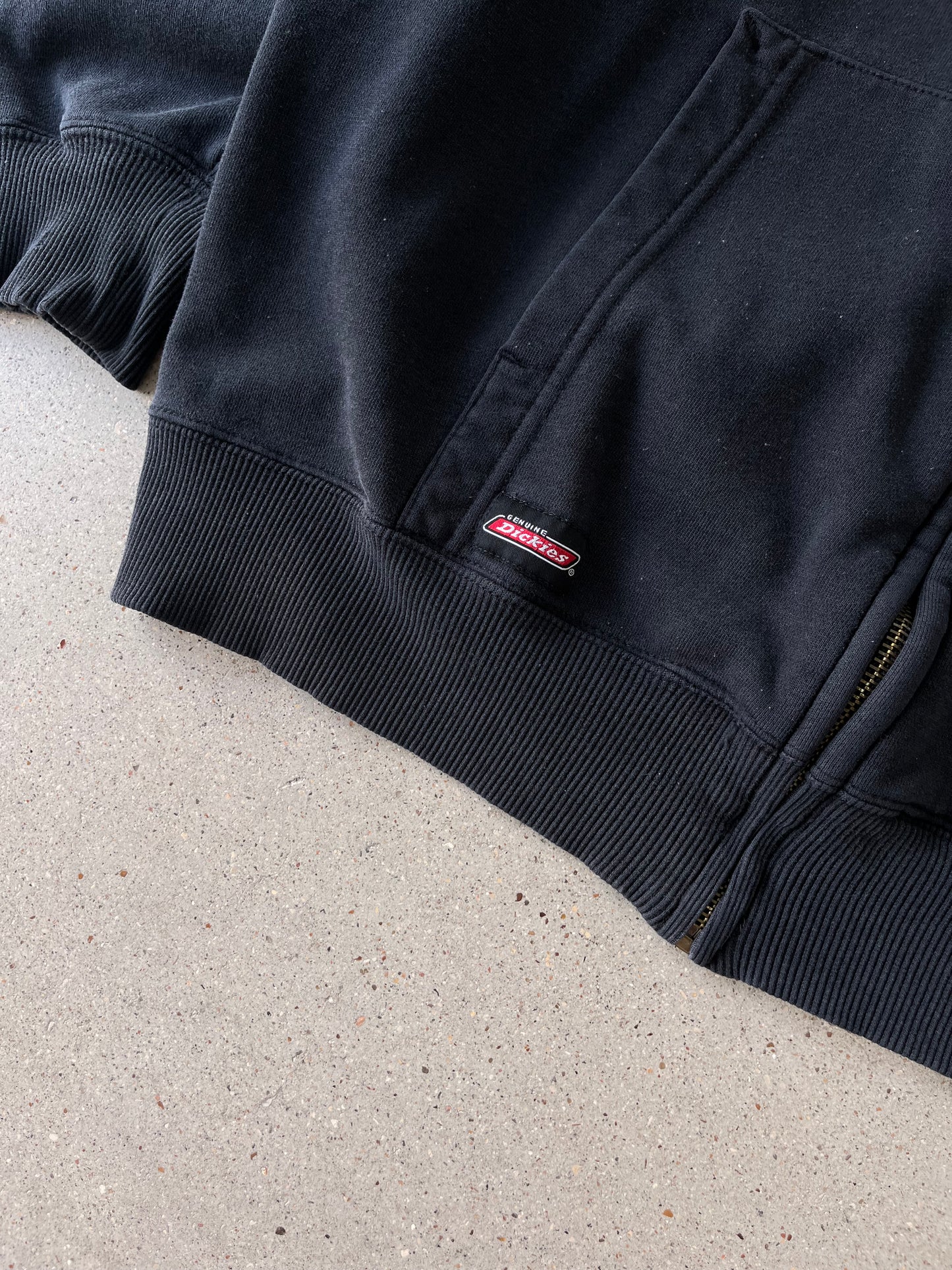 Vintage Y2K Dickies Zip-up Hoodie - XL