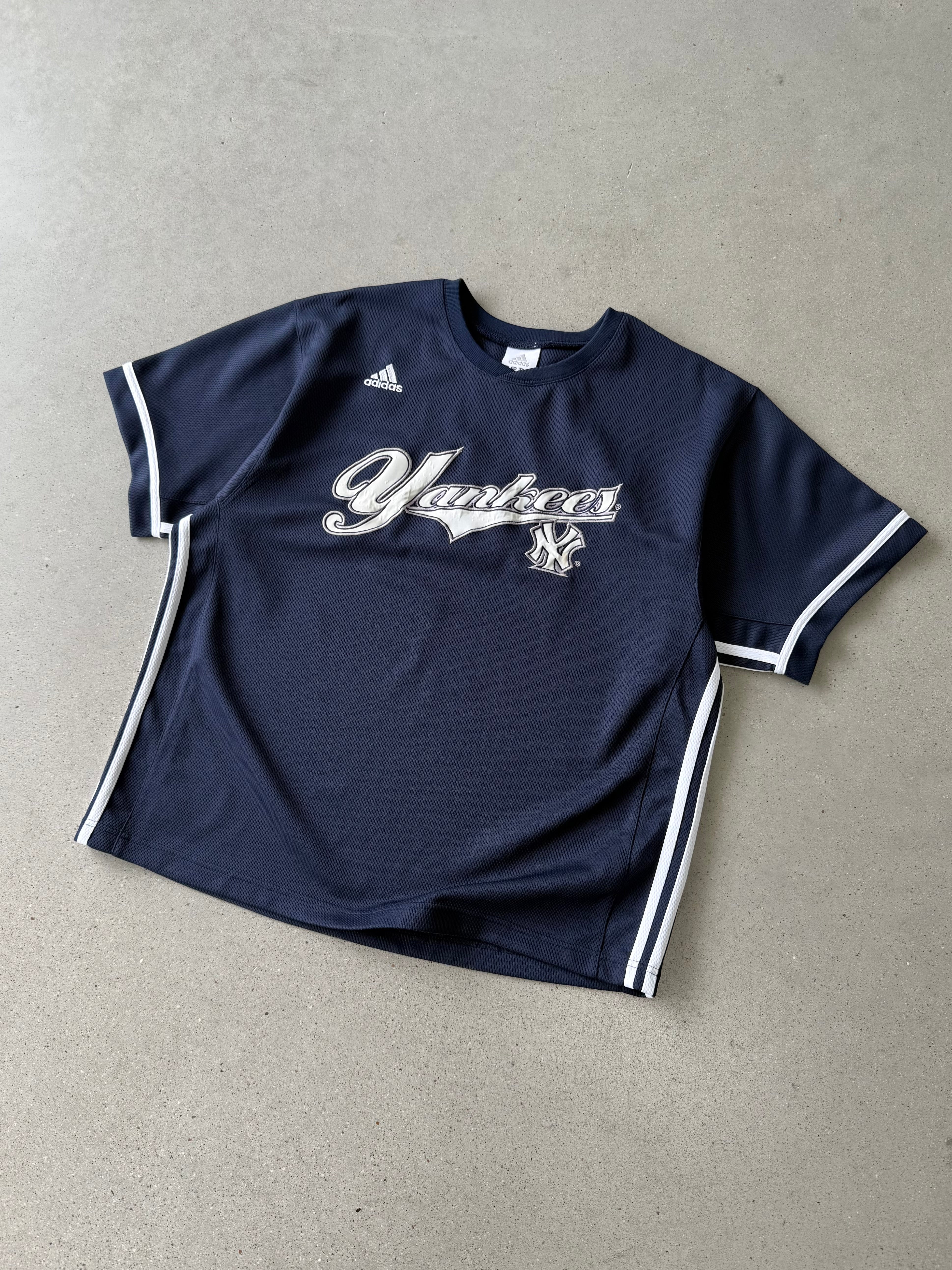 Vintage 2000s NY Yankees Adidas Mesh Jersey - M
