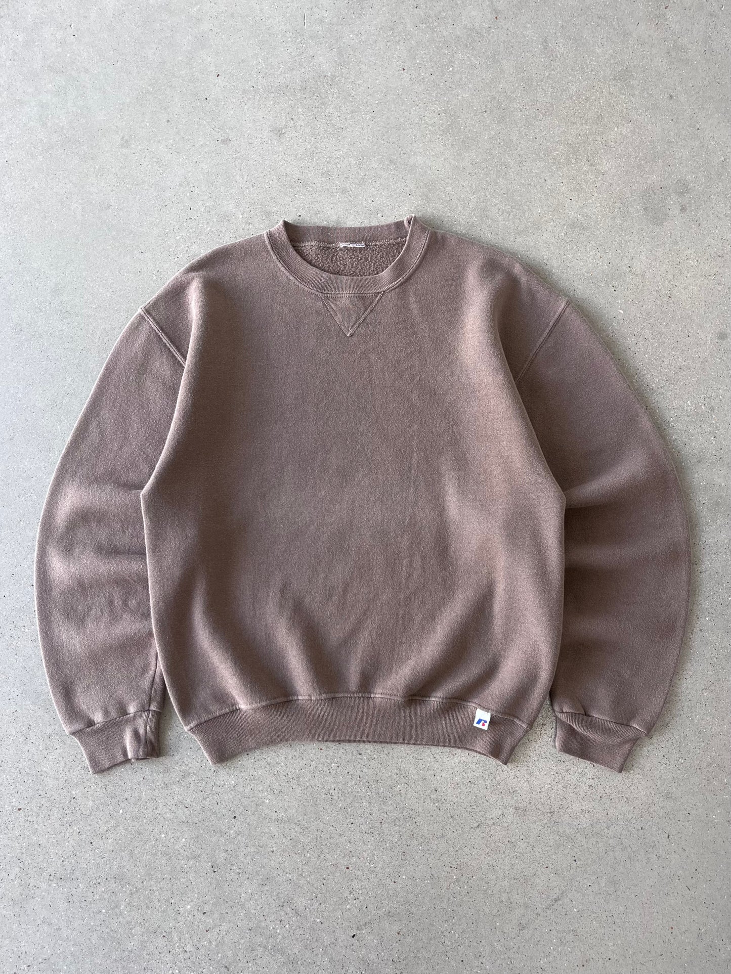 Vintage Mocha Russell Athletic Crewneck - L