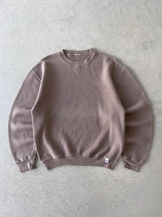 Vintage Mocha Russell Athletic Crewneck - L