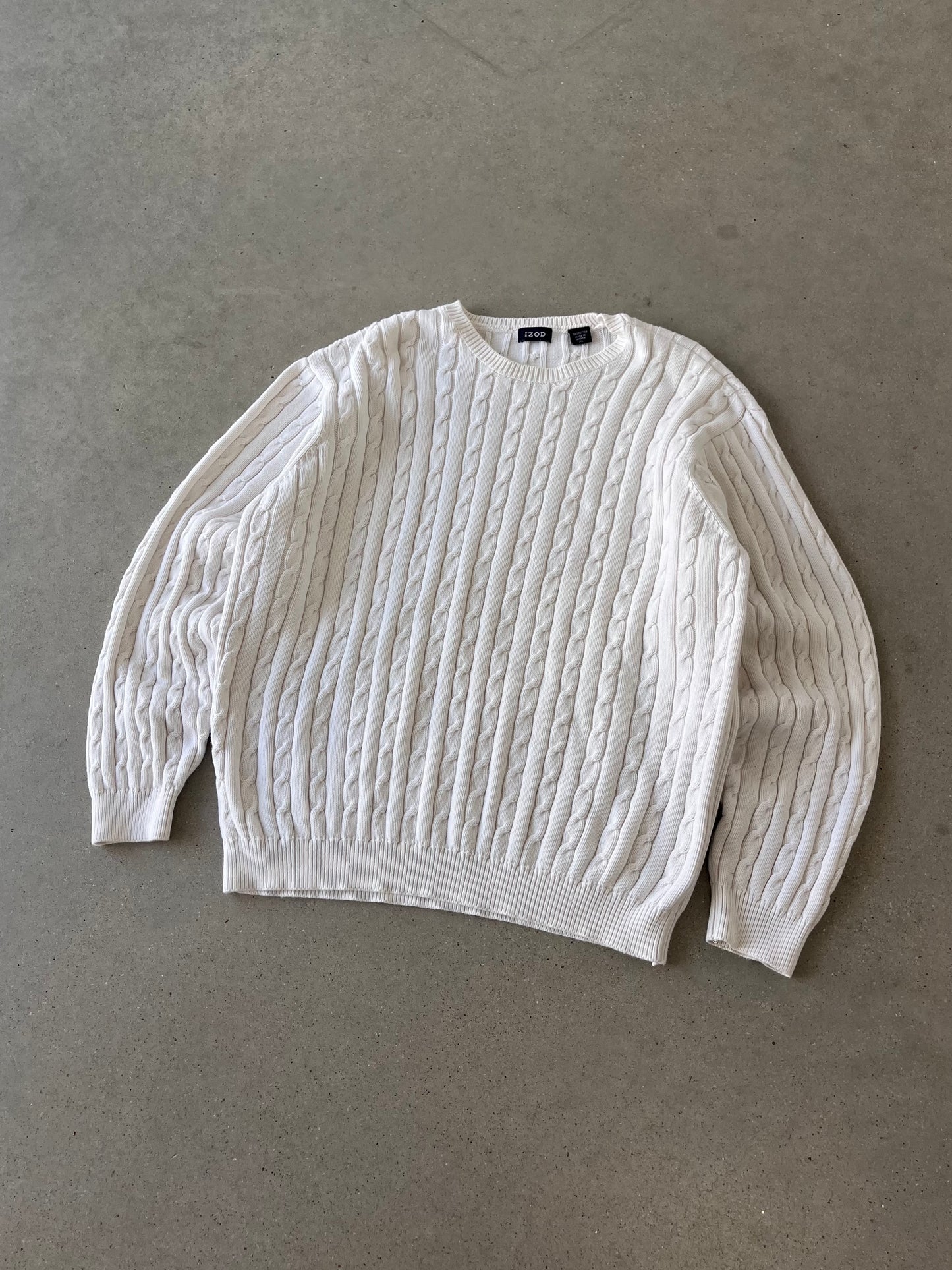 Vintage IZOD Knitted Sweater - XL