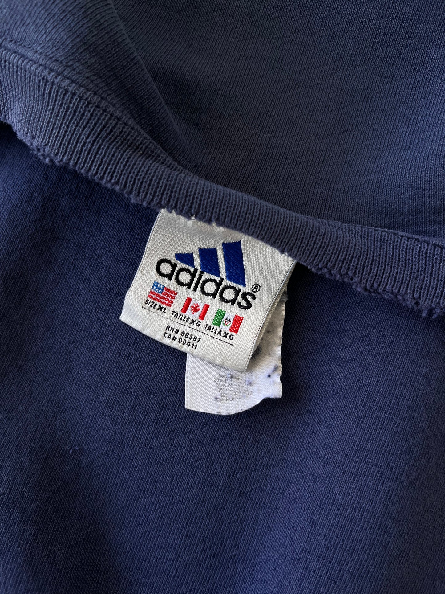 Vintage Adidas Distressed Crewneck - XL