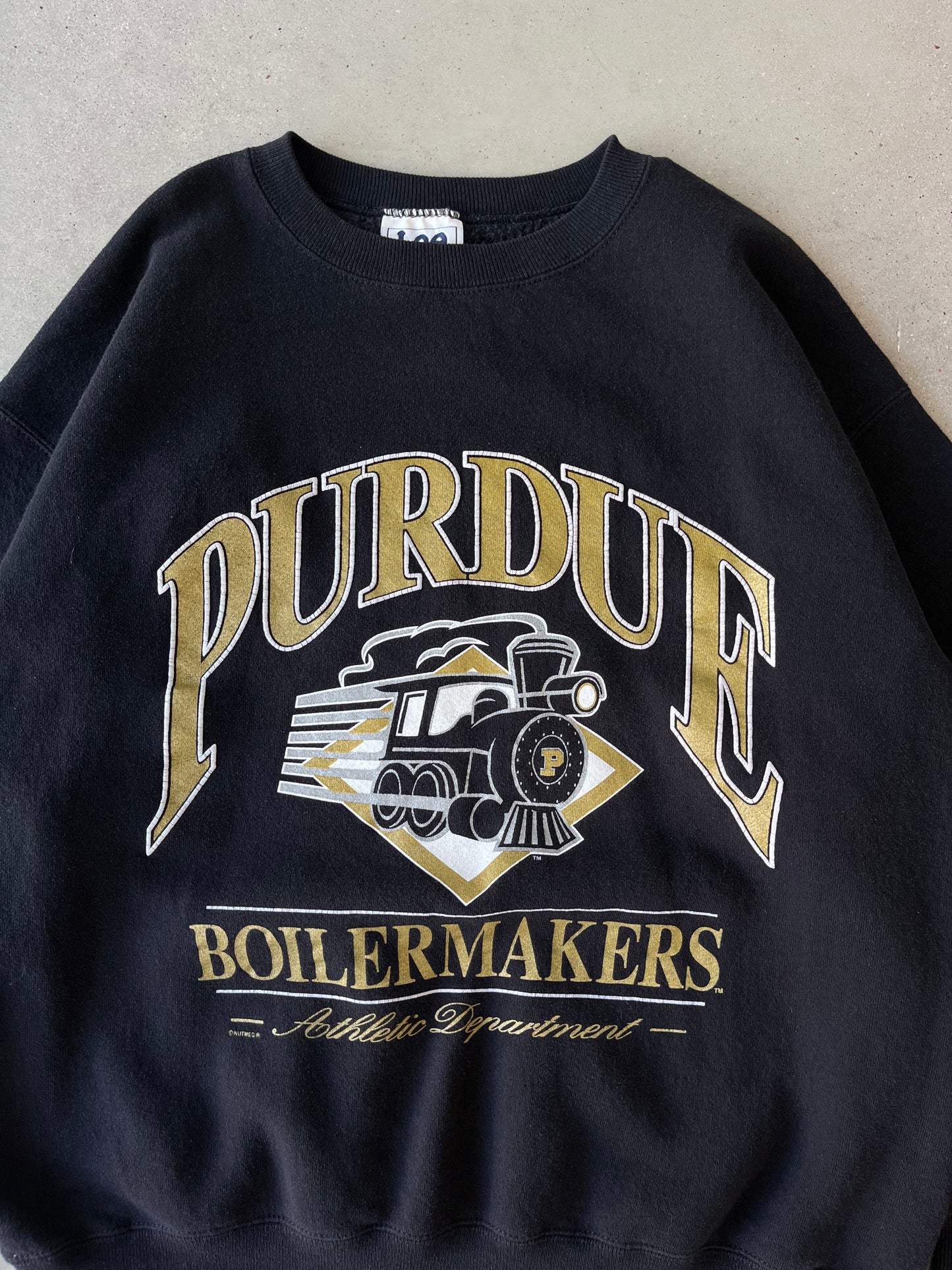 Vintage Purdue Boilermakers Lee Sport Crewneck - L