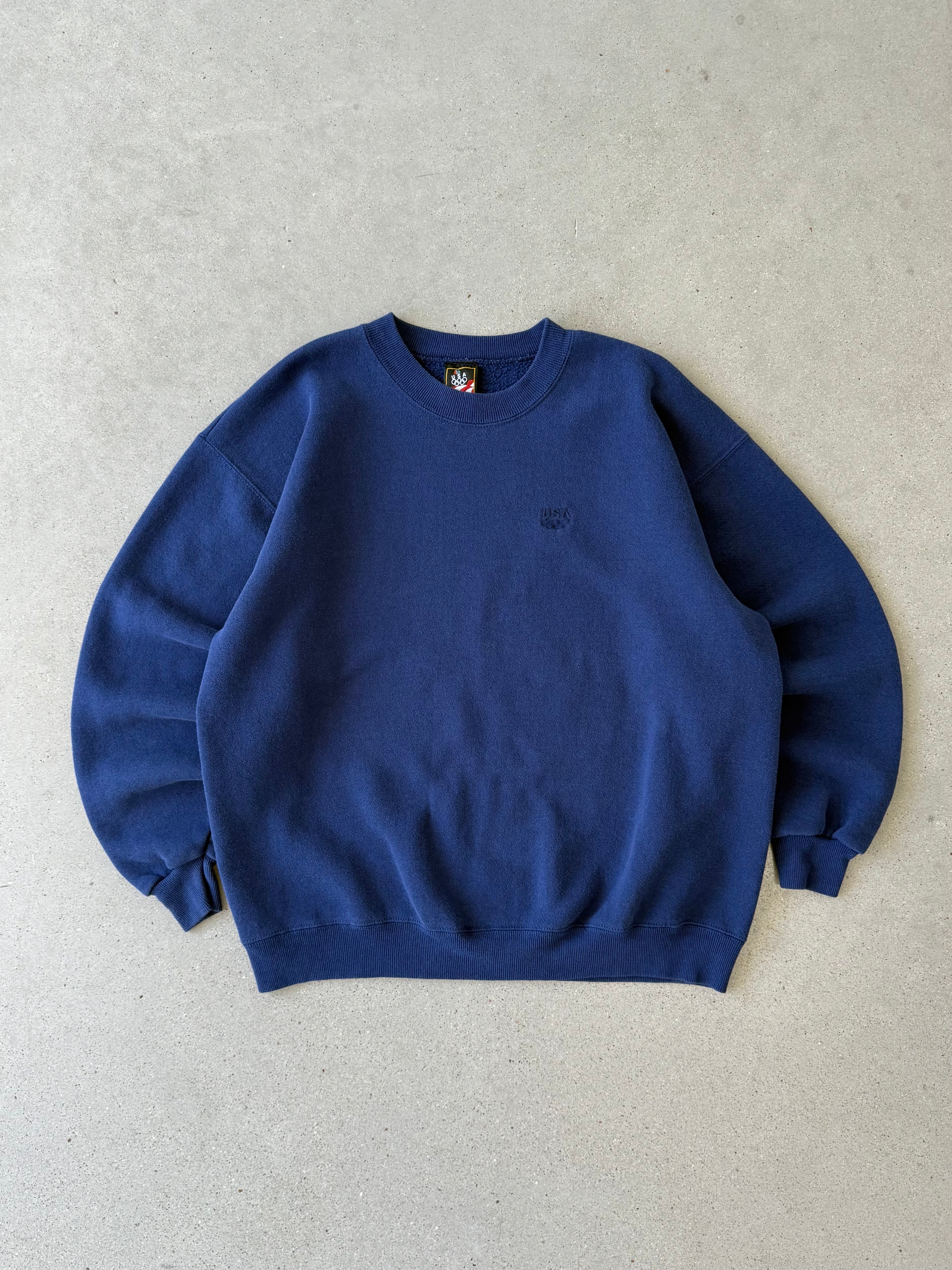 Vintage USA Olympic Blue Sweatshirt - L