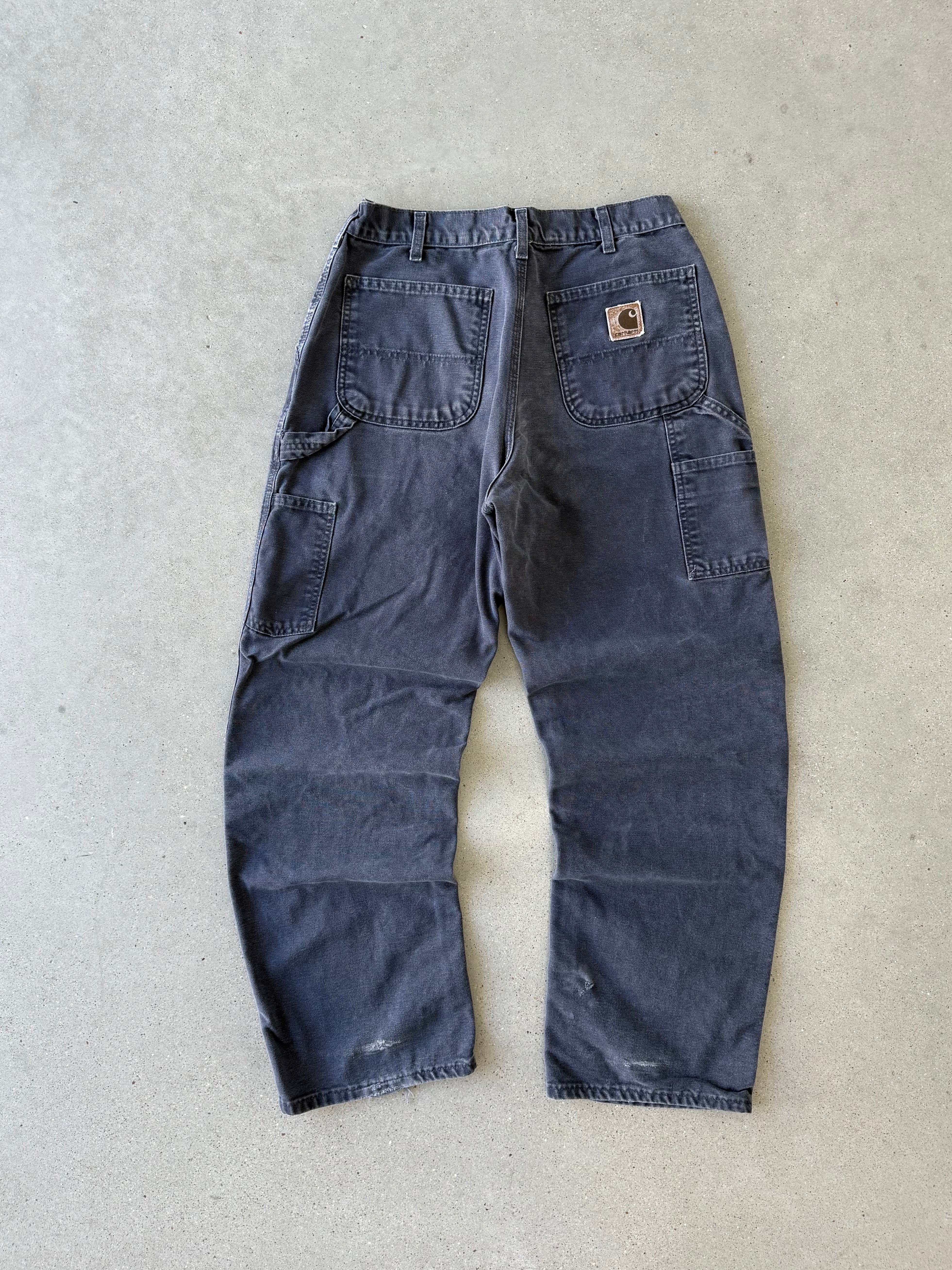 Vintage Carhartt Navy Carpenter Pants - 30x30