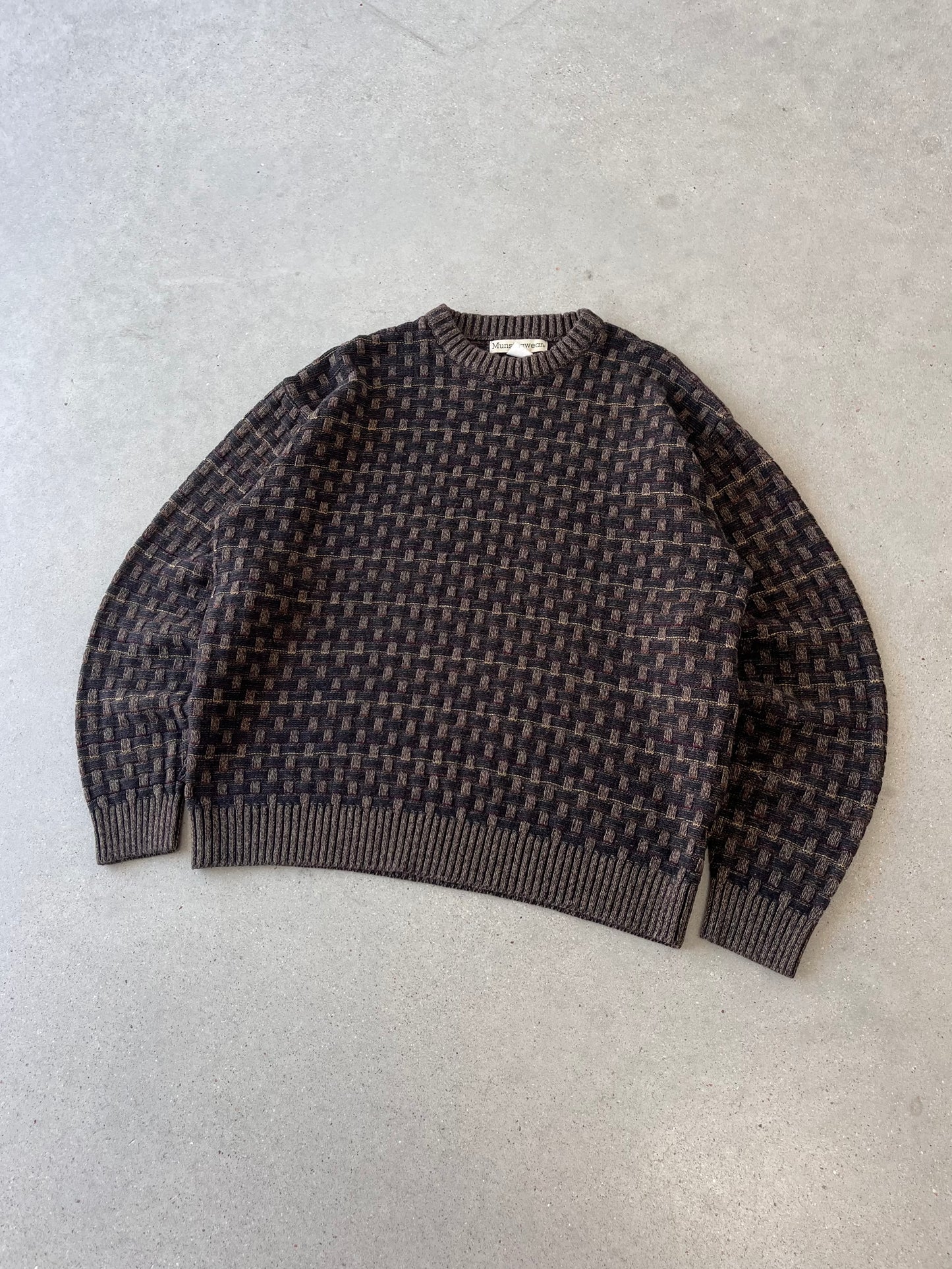 Vintage Munsingwear Knitted Sweater - XL