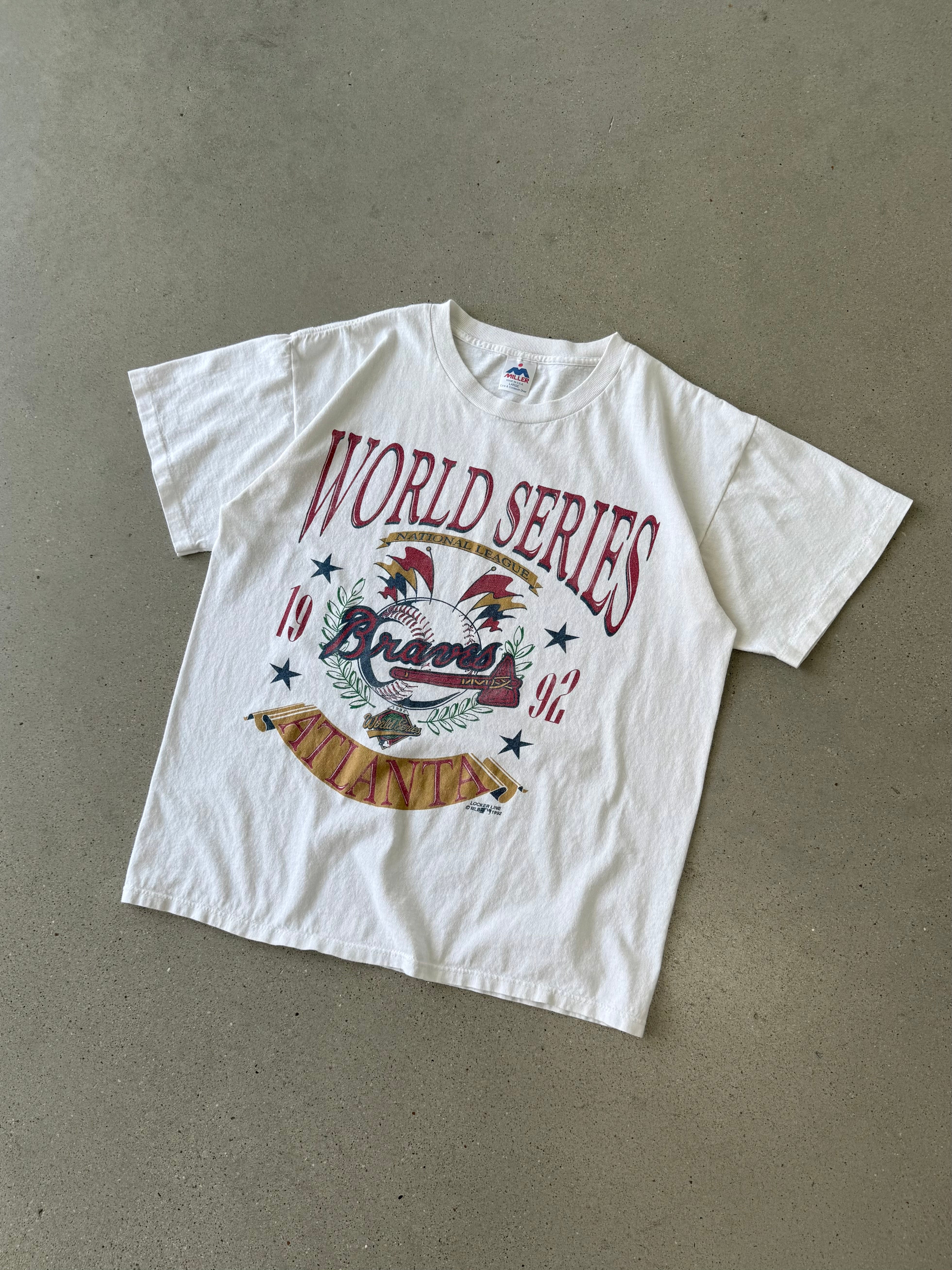 Vintage 1992 Braves World Series Tee - L
