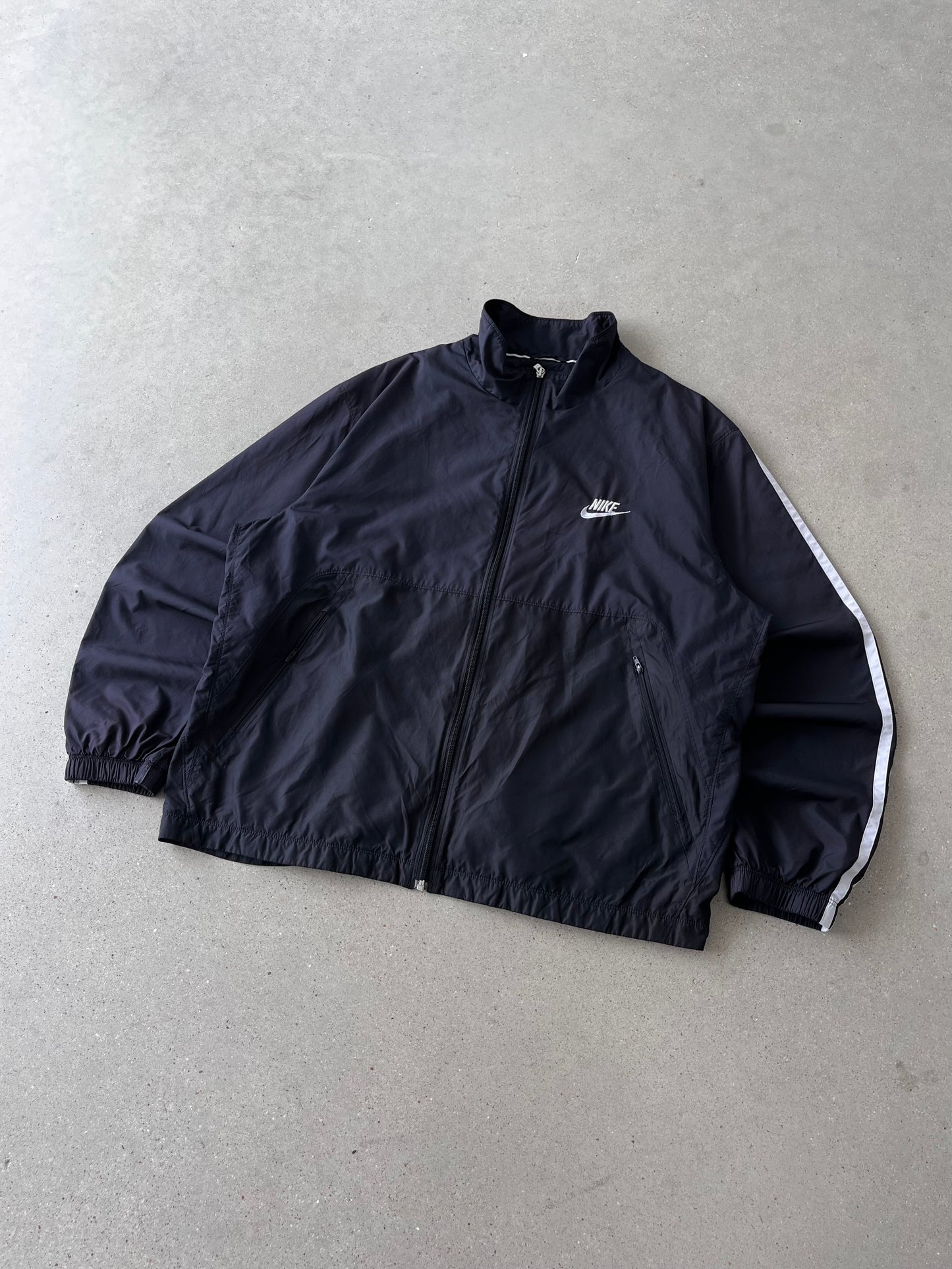 Vintage Nike Black Track Jacket - XL