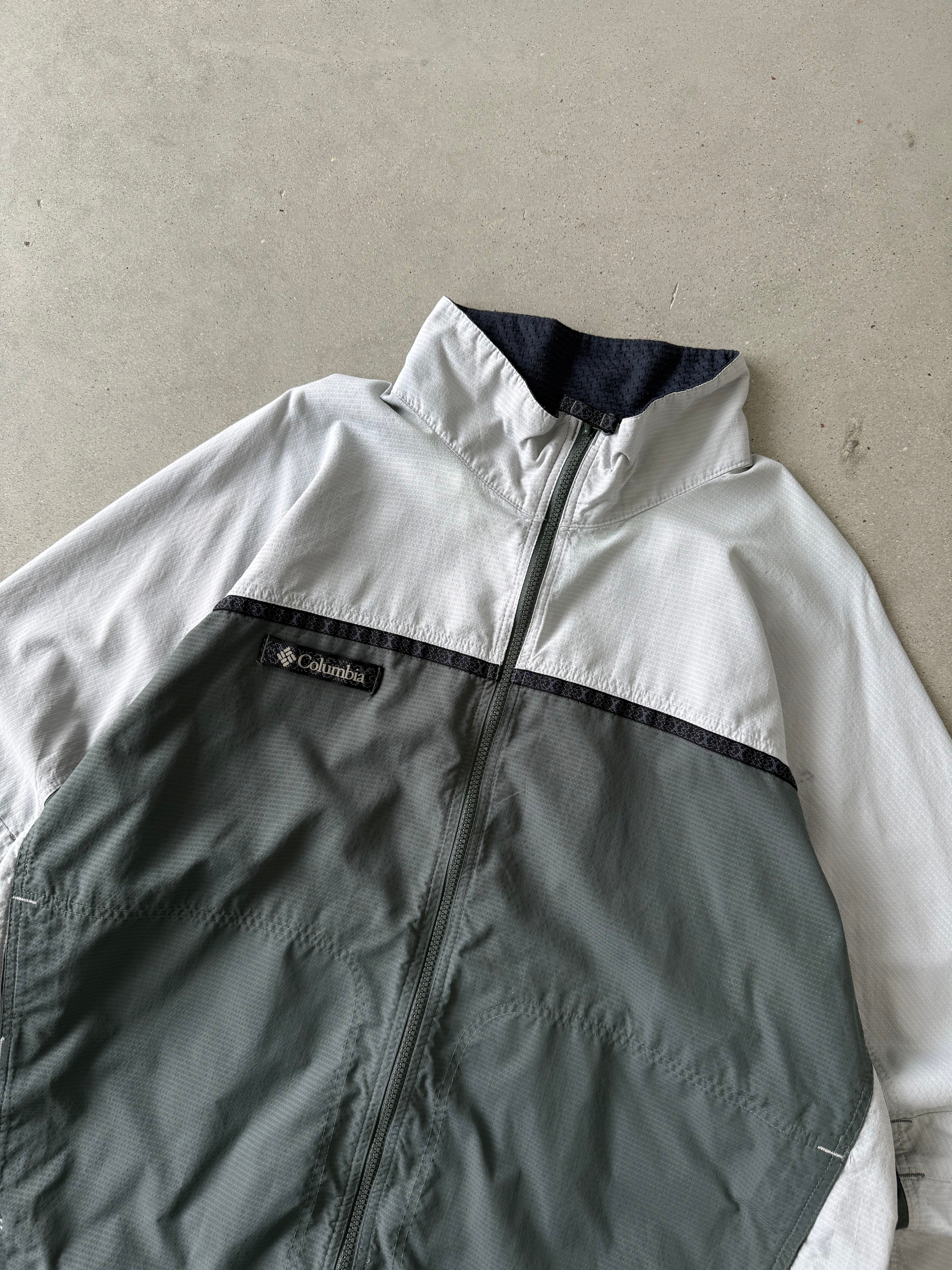 Vintage Columbia Green/White Jacket  - XL