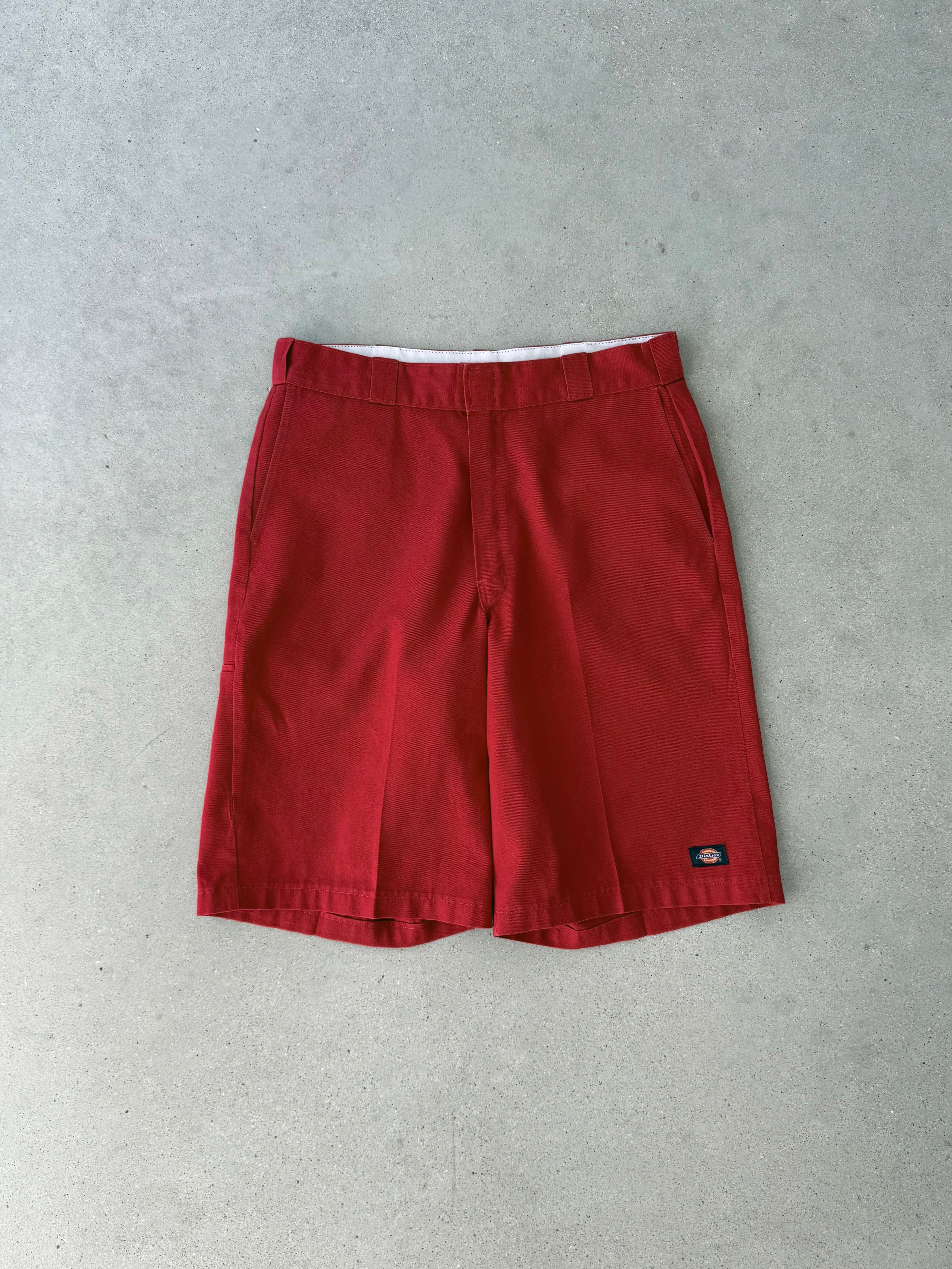 Vintage Dickies Red Baggy Shorts - 34