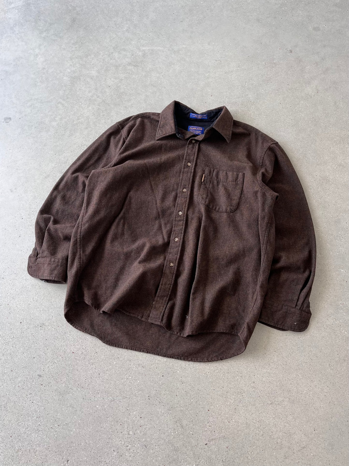 Vintage Pendleton Wool Button-Up Shirt - XL