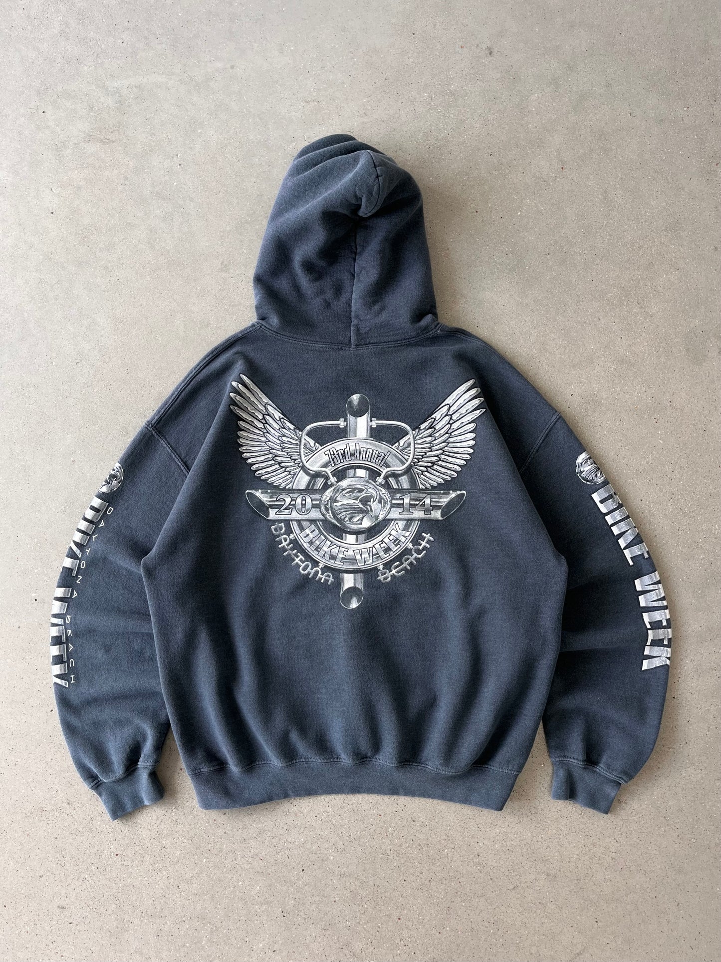 Vintage 2014 Daytona Bike Week Hoodie - L