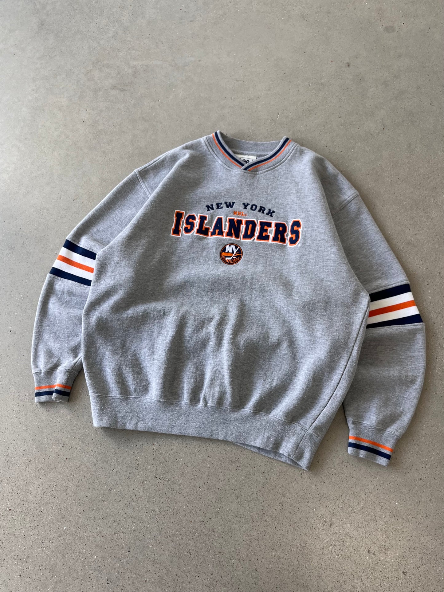 Vintage NY Islanders Hockey Lee Crewneck - L